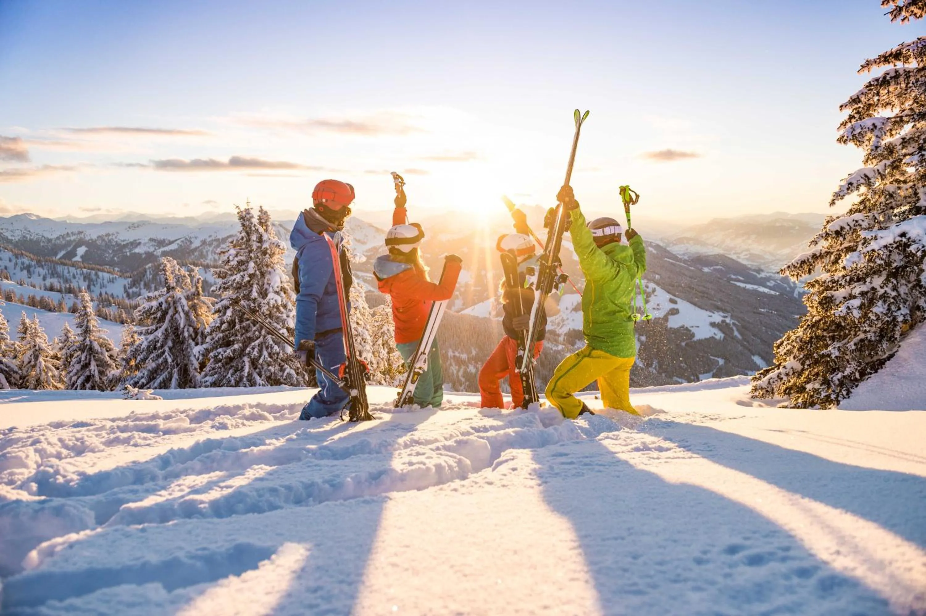 Skiing in Resl Resort