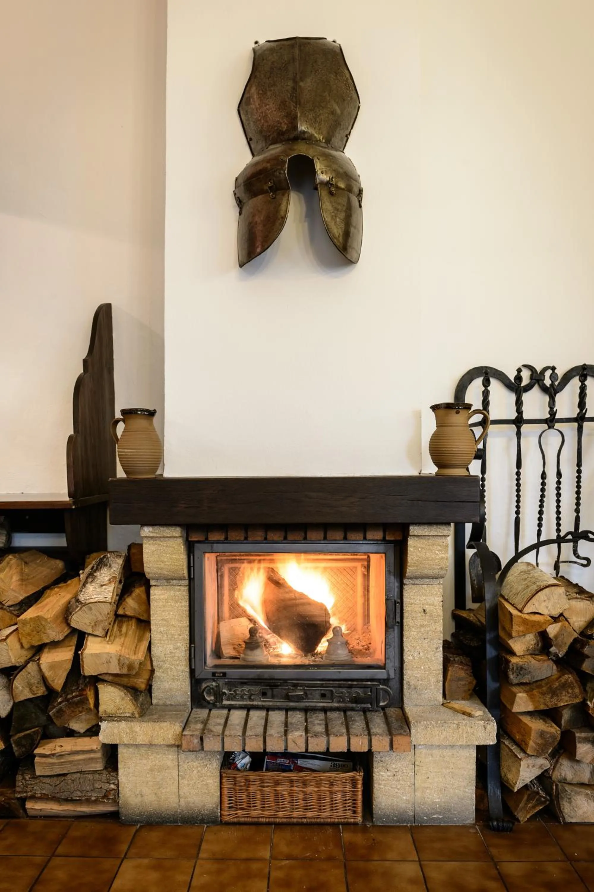 Decorative detail in Valdštejn