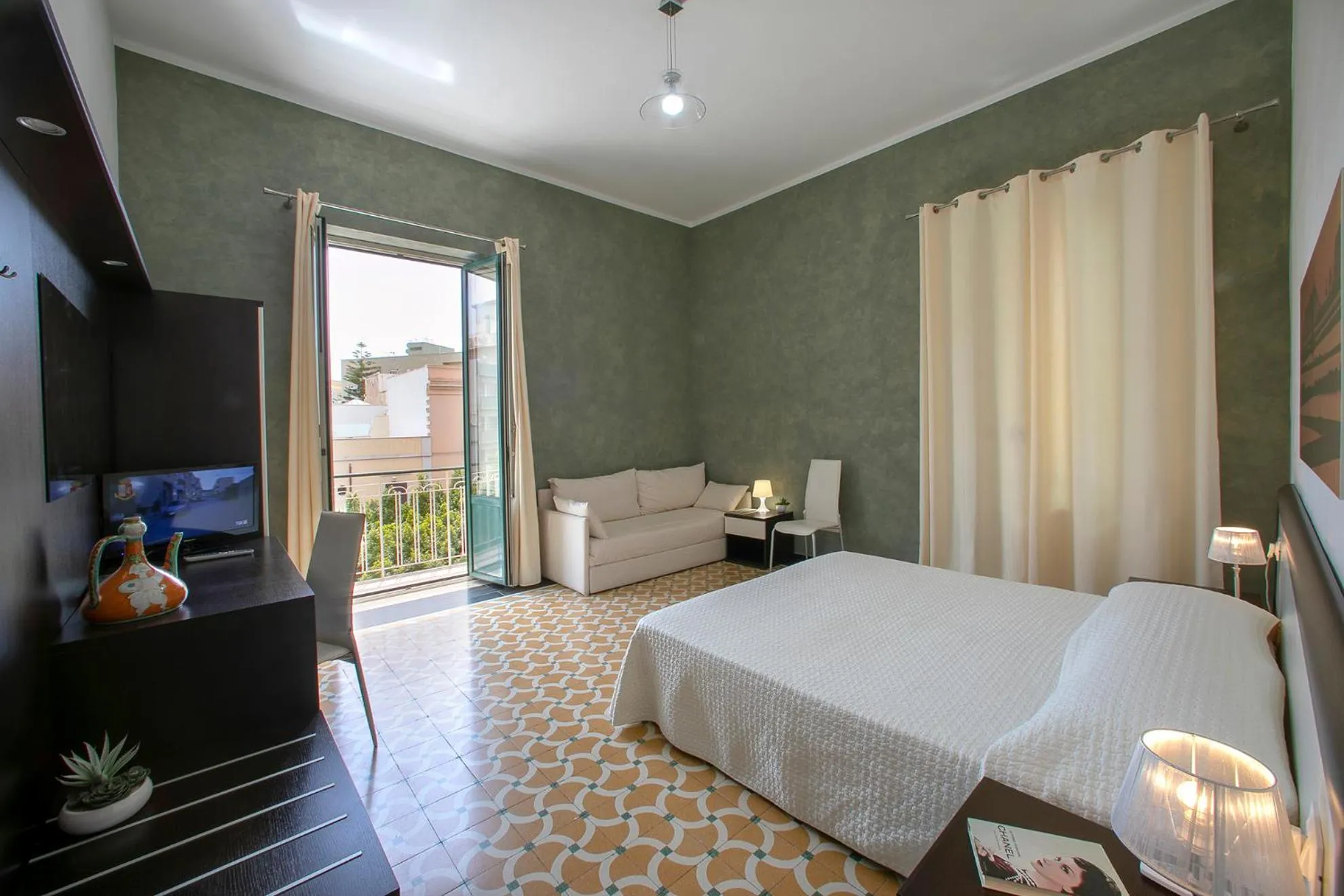 Balcony/Terrace, Bed in Terrazze Villanova