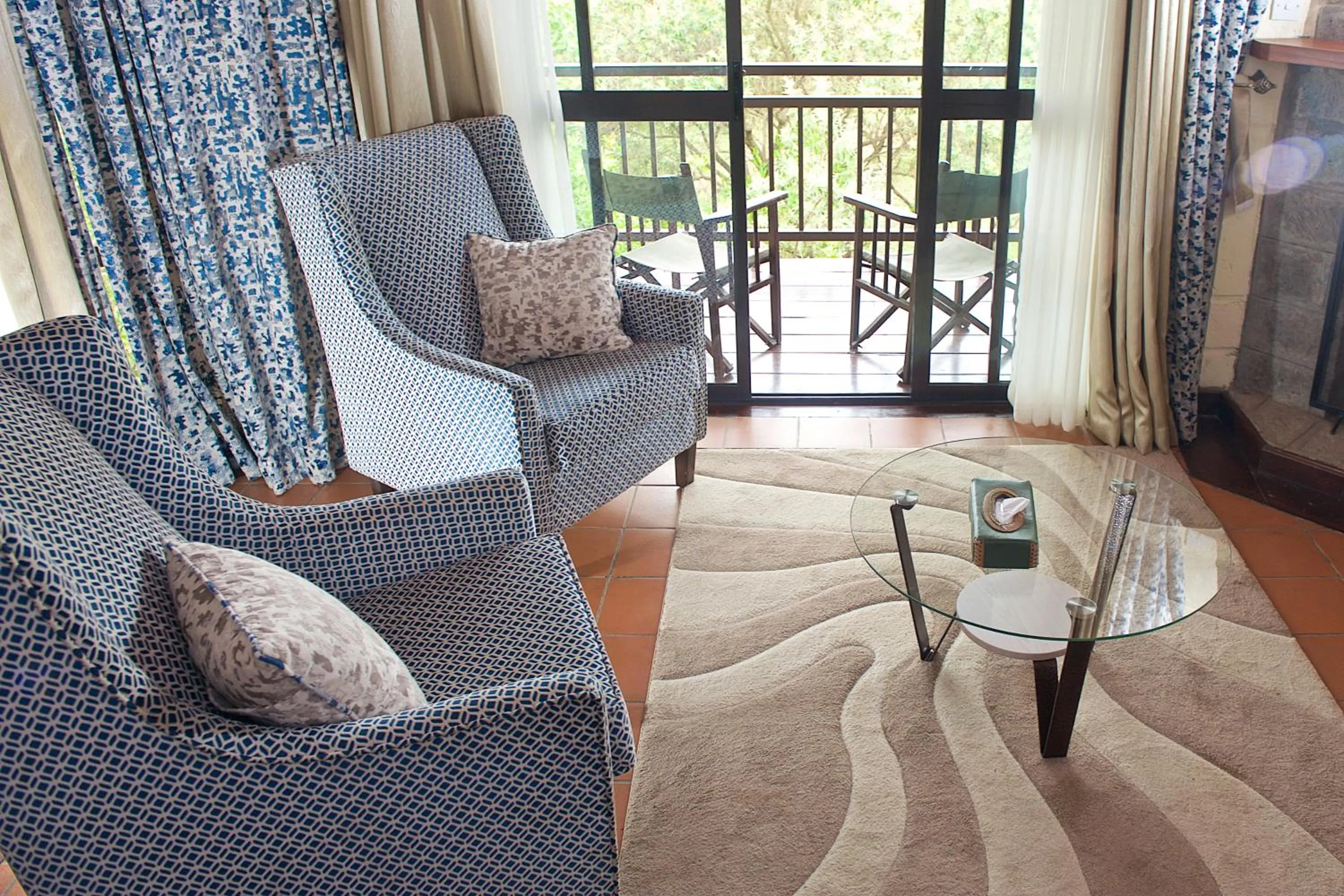 Decorative detail in The Great Rift Valley Lodge & Golf Resort