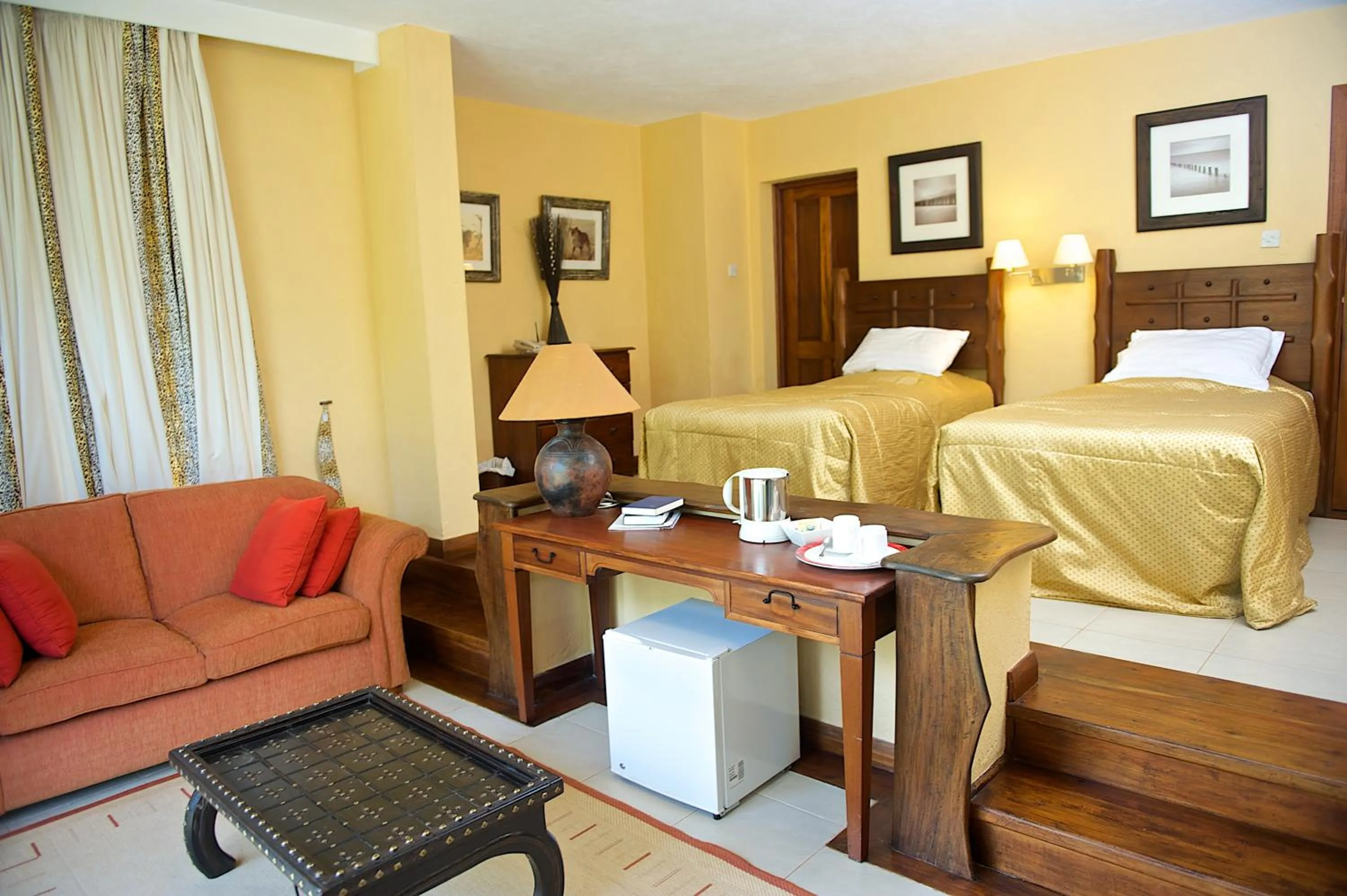 Bed in The Great Rift Valley Lodge & Golf Resort