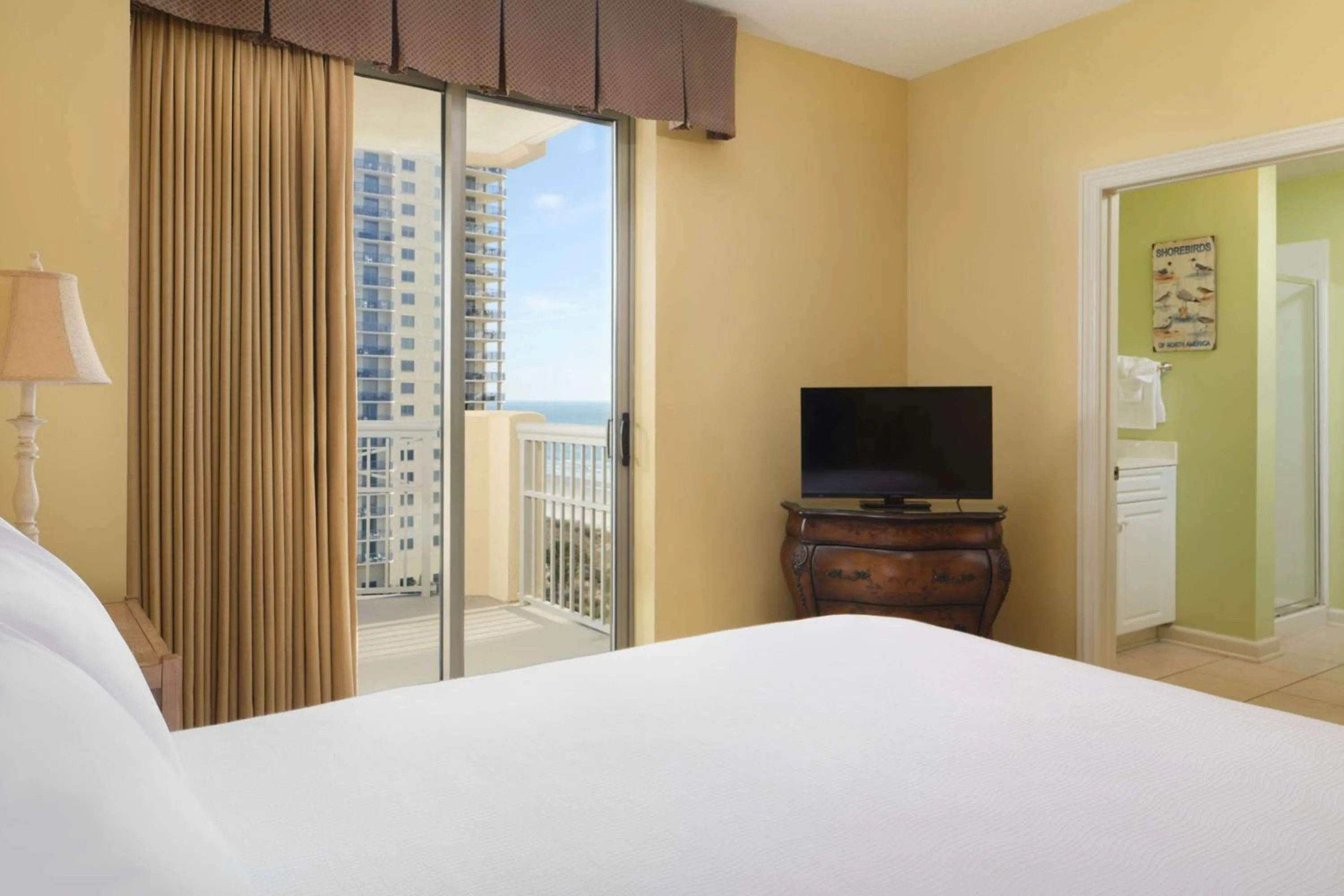 Bed in Kingston Plantation Condos