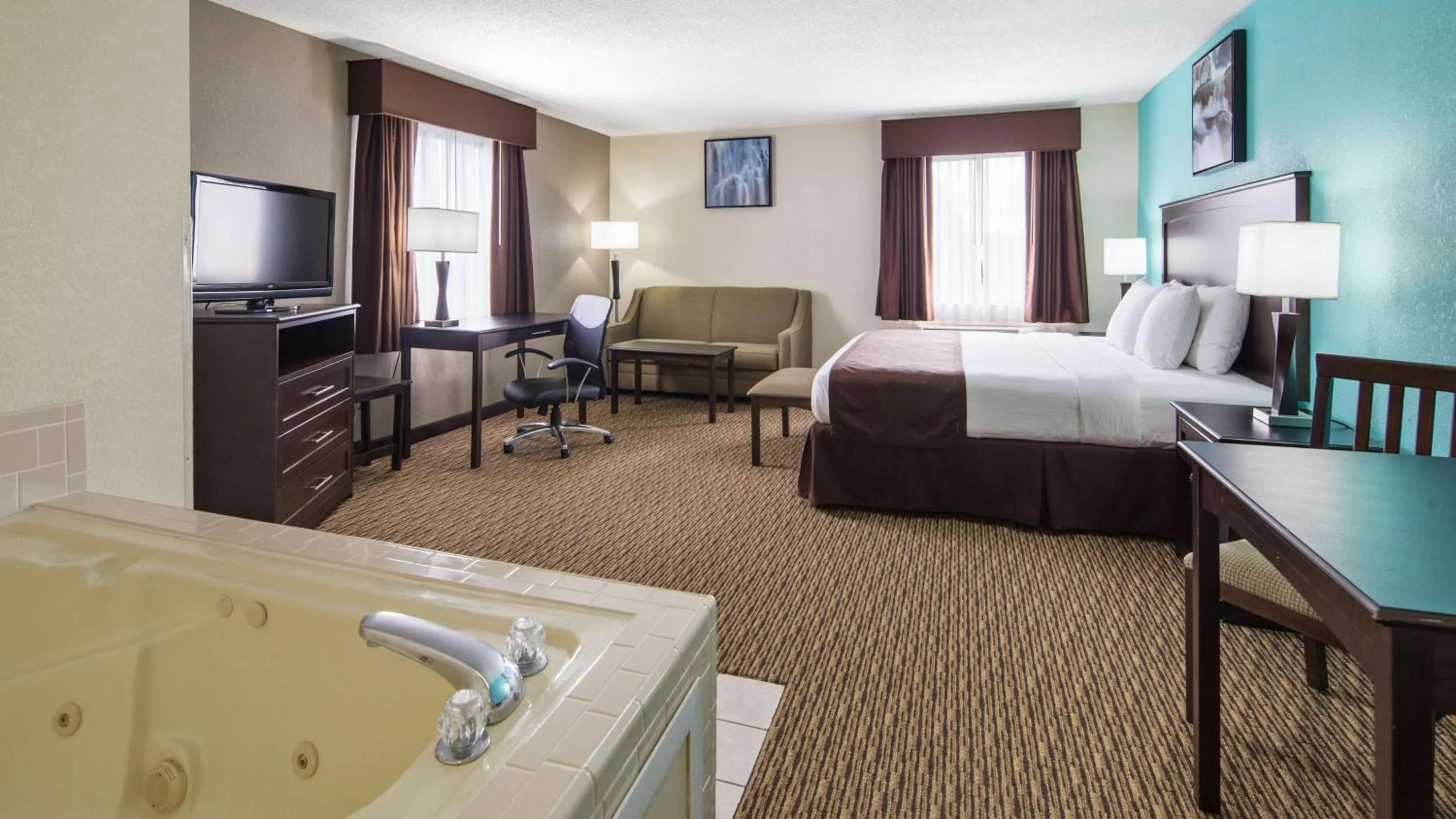 Photo of the whole room, Bed in Best Western River City Hotel