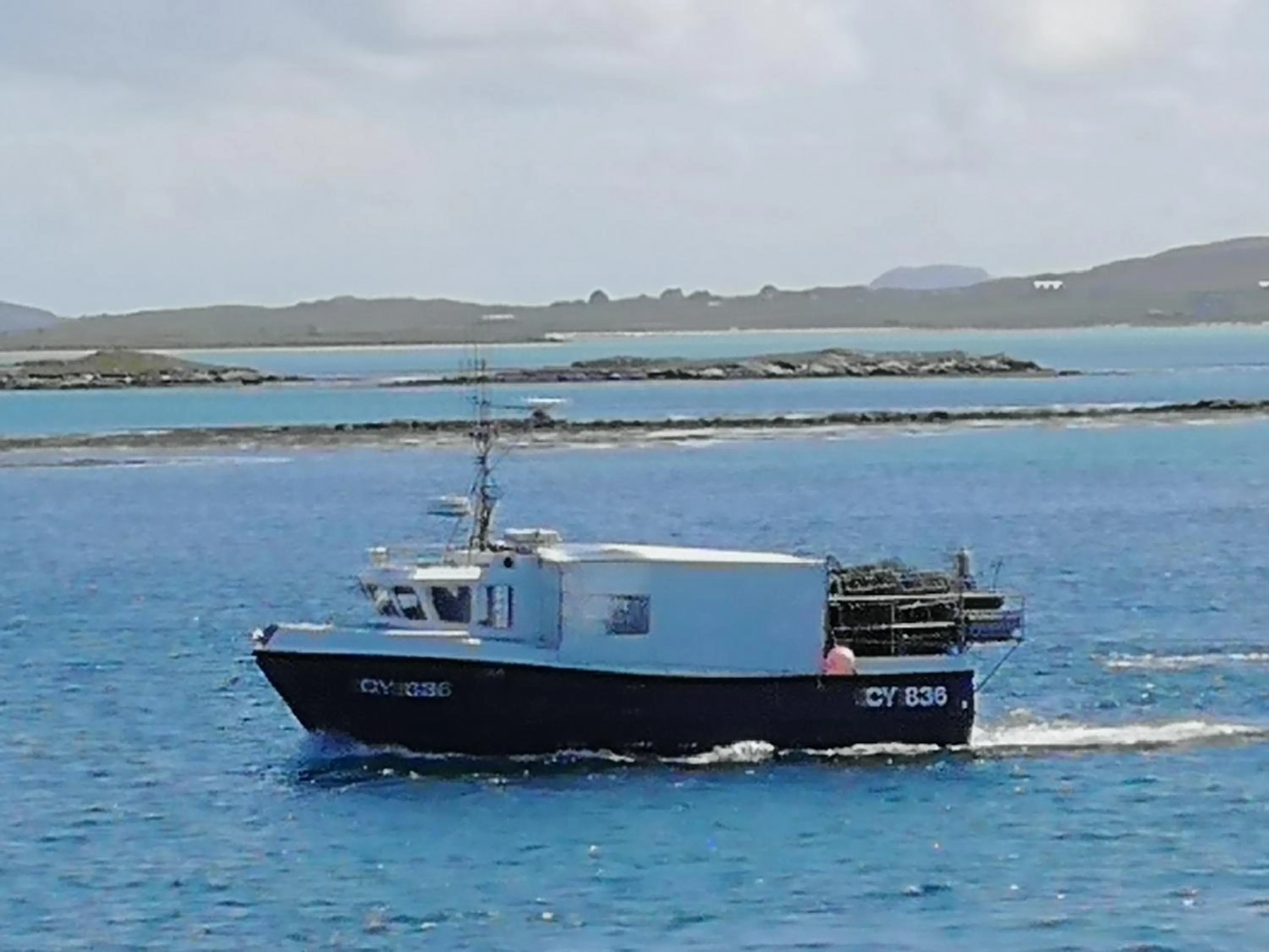 Family in The Fisherman's Snug self catering North Uist