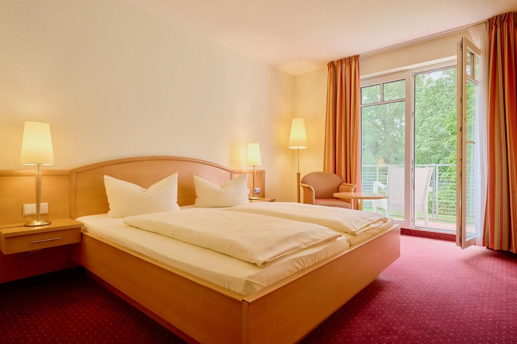 Bed in Waldhotel Forsthaus Hainholz