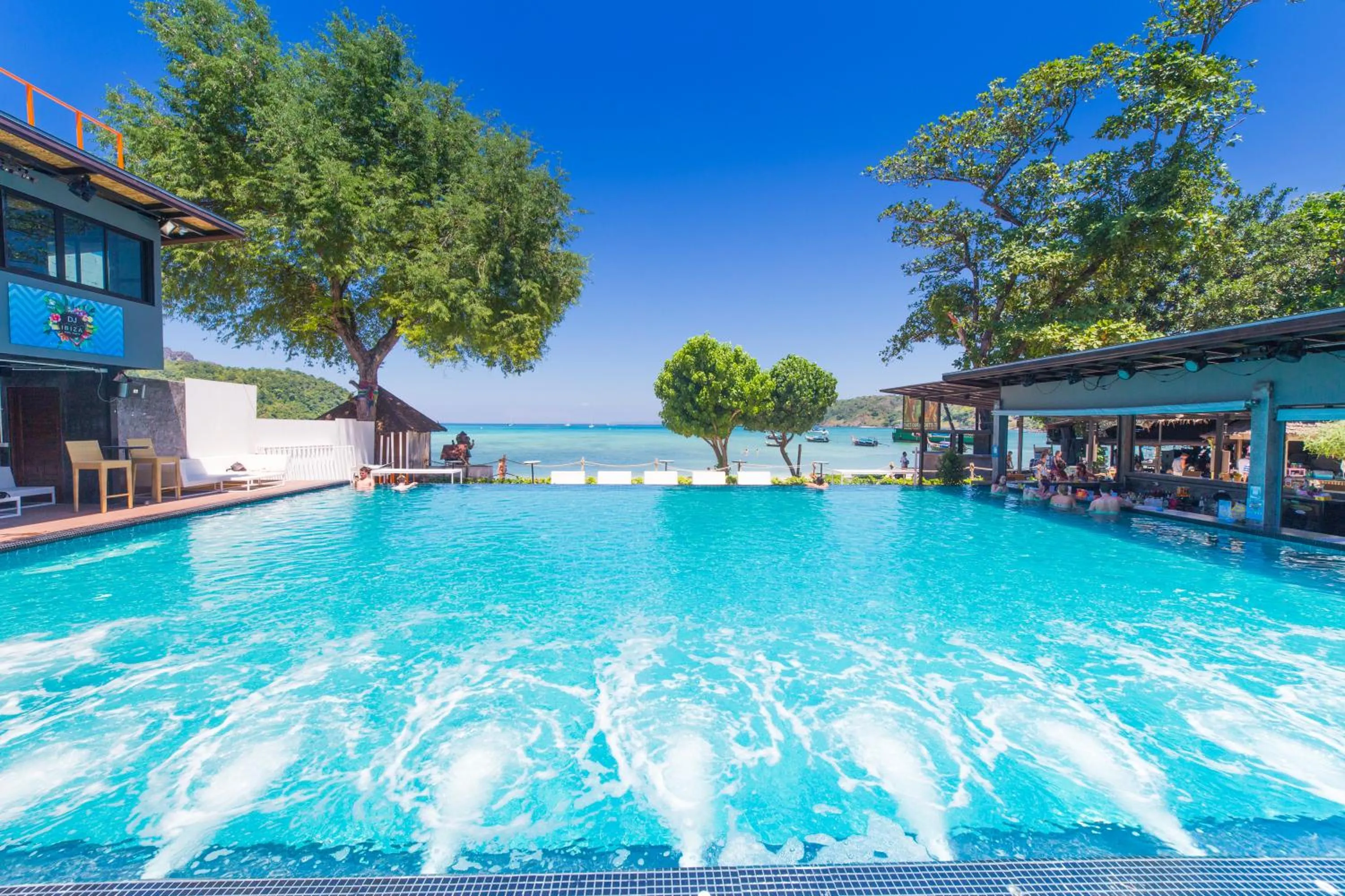 Swimming pool in Ibiza House Phi Phi