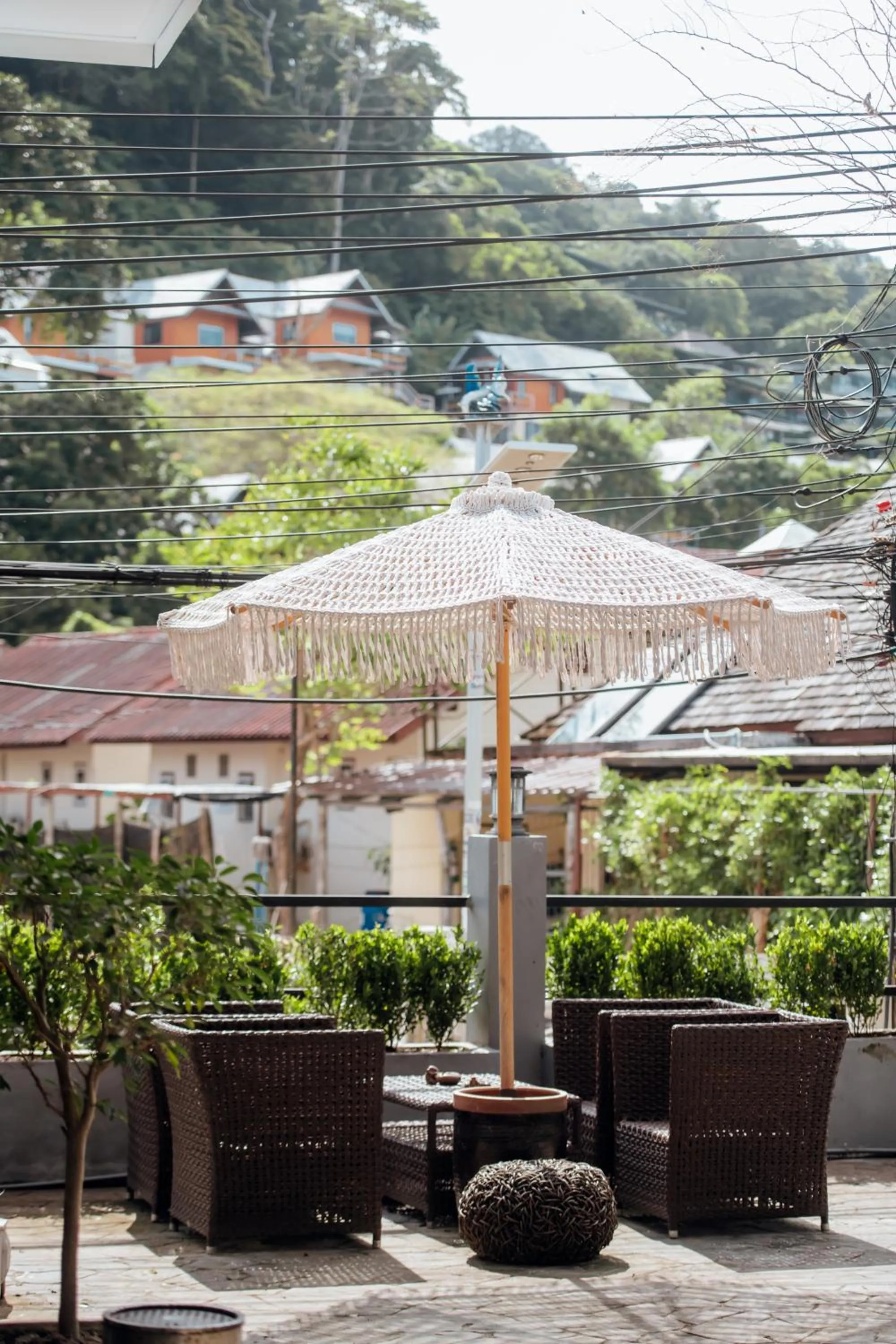 Seating area in Ibiza House Phi Phi