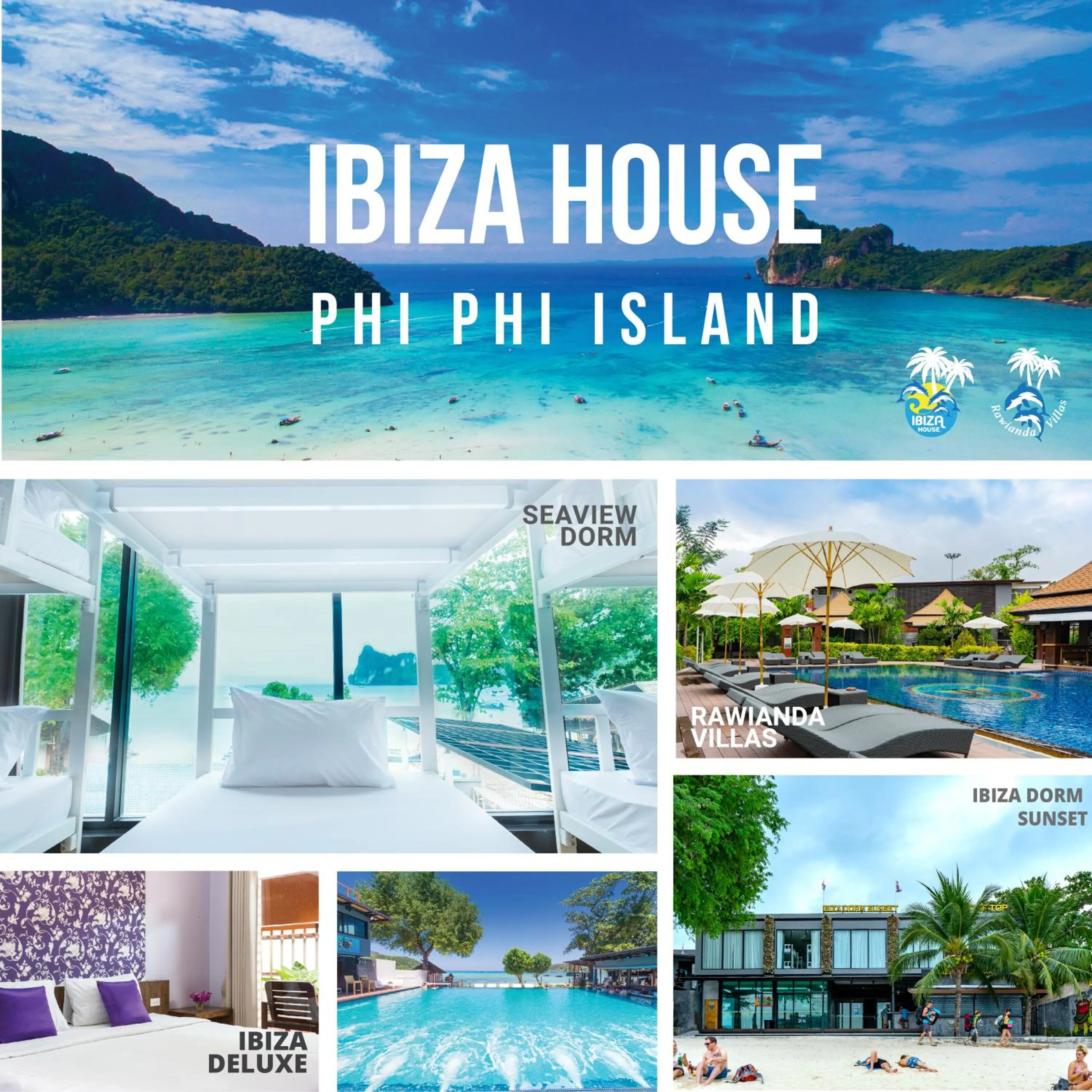 Property logo or sign in Ibiza House Phi Phi