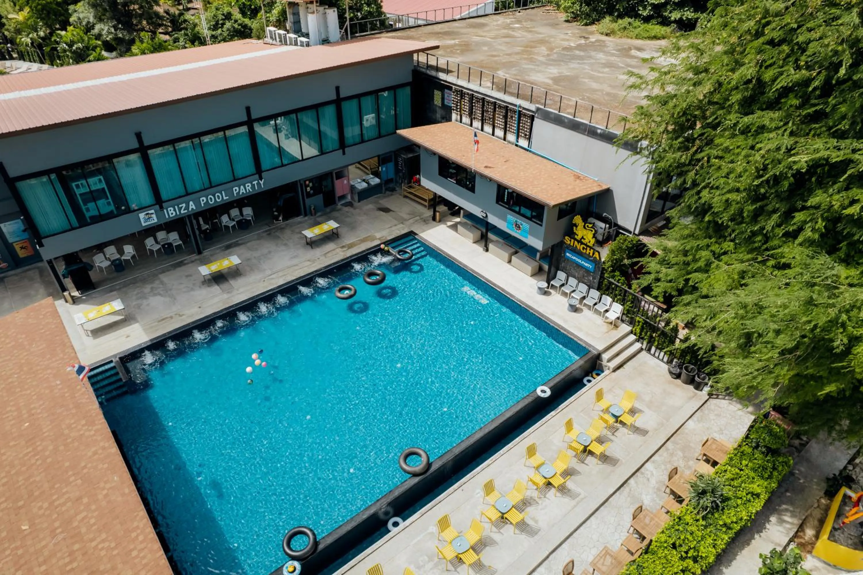 Swimming pool in Ibiza House Phi Phi