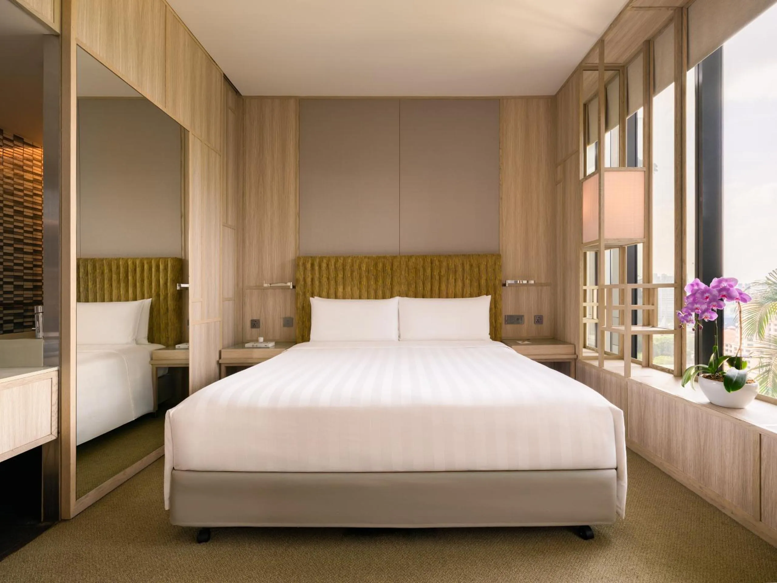 Bed in PARKROYAL COLLECTION Pickering, Singapore