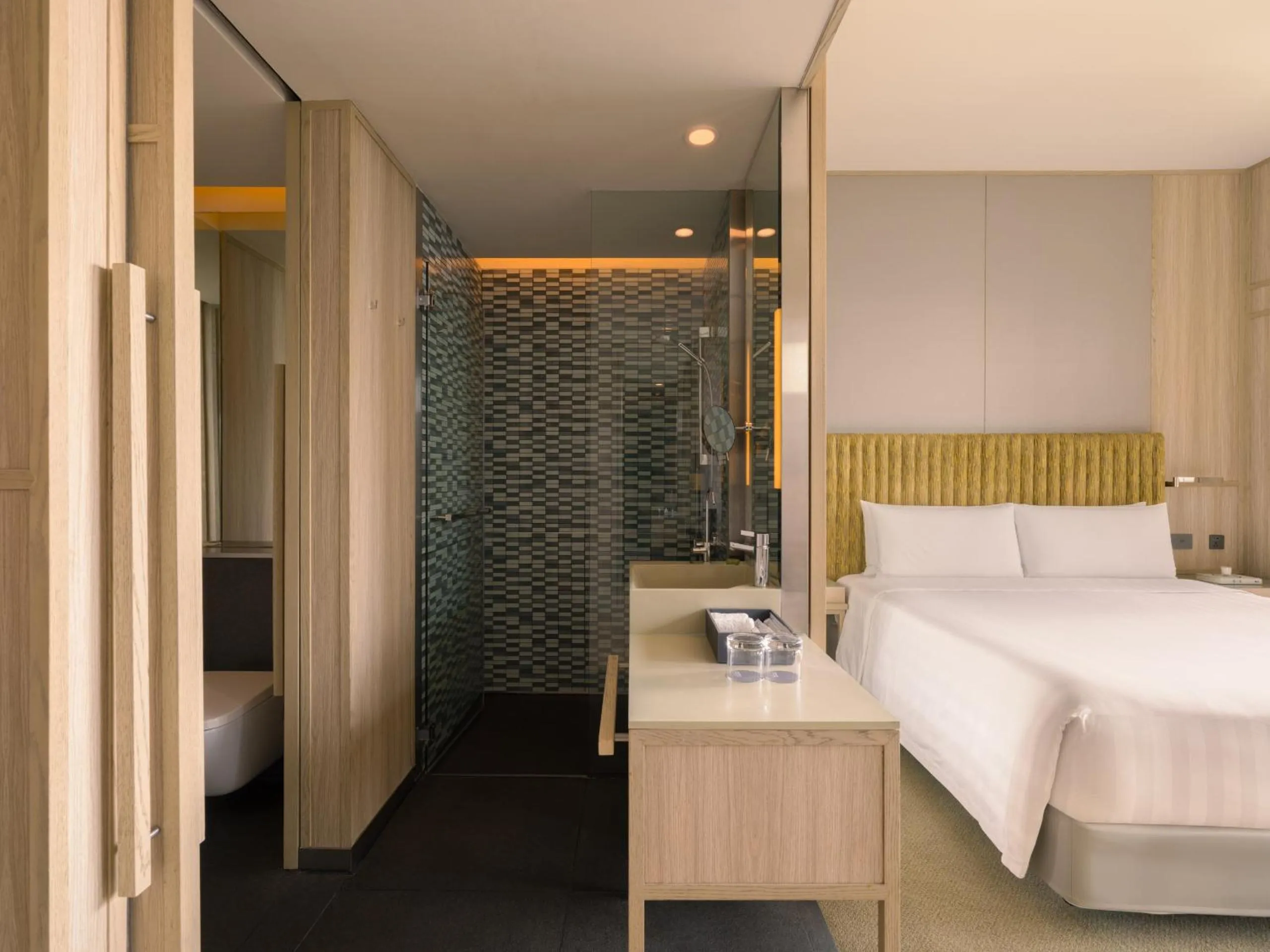 Toilet, Bed in PARKROYAL COLLECTION Pickering, Singapore