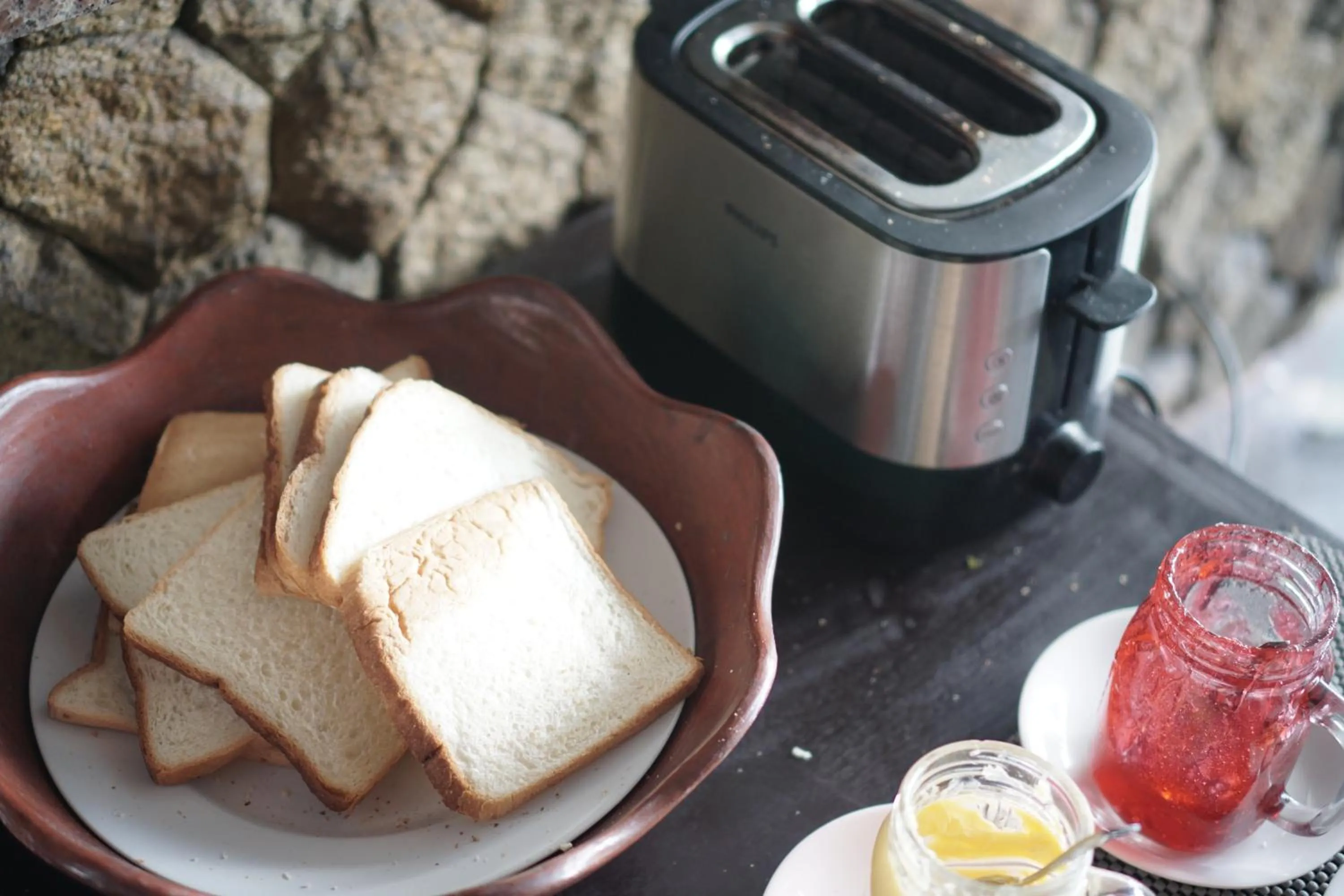 Buffet breakfast in Suris Boutique Hotel