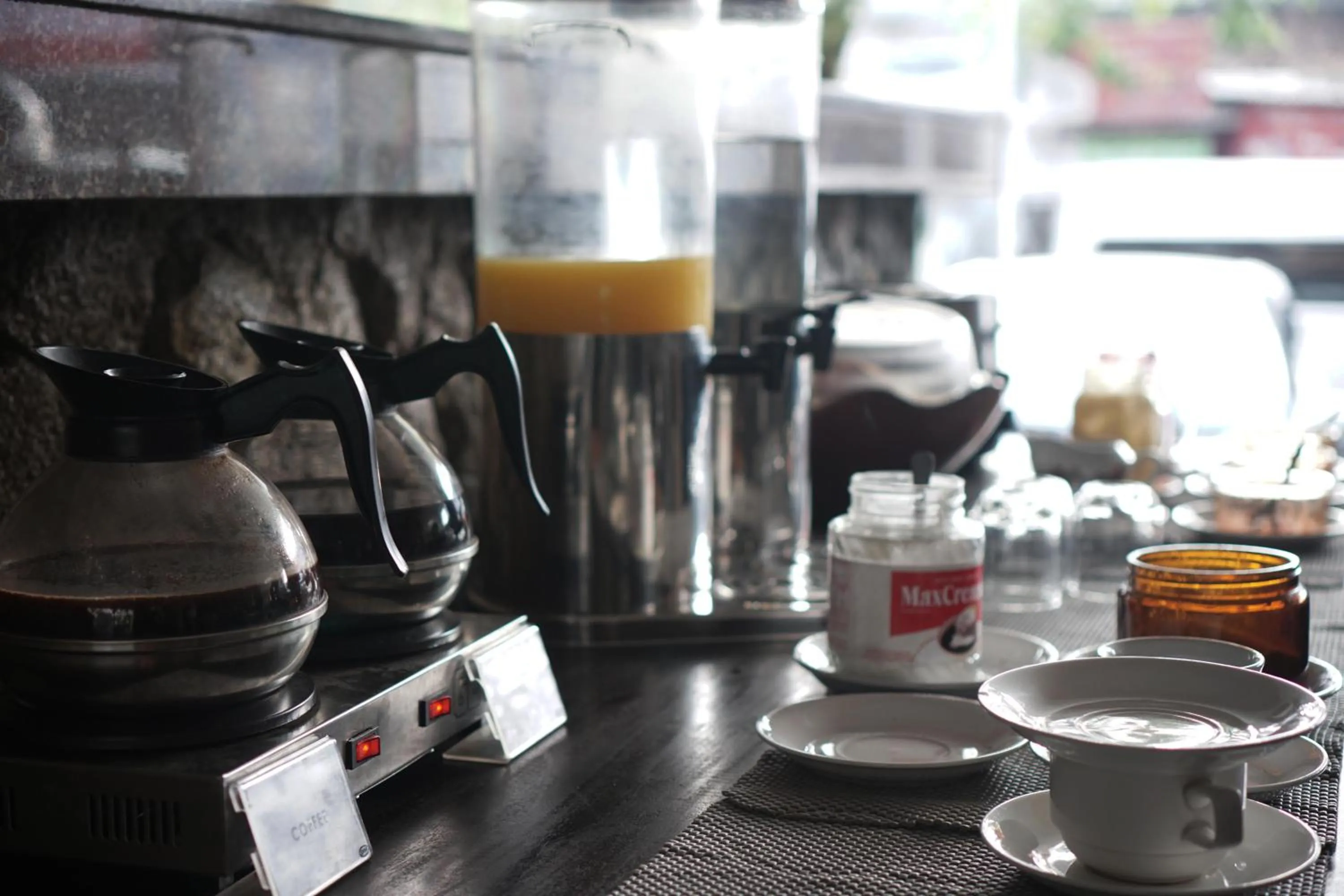 Buffet breakfast in Suris Boutique Hotel