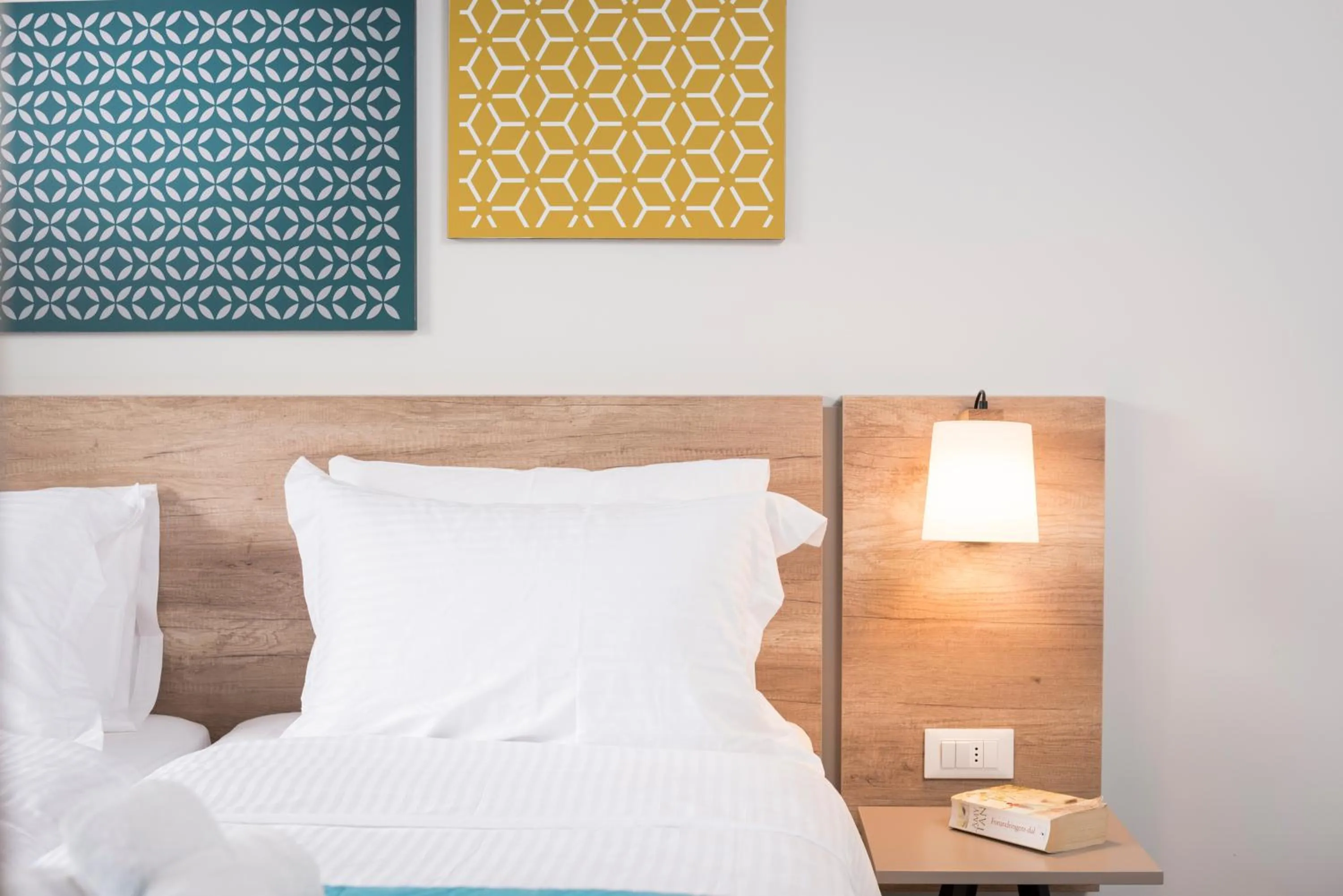 Decorative detail, Bed in IRINI STALOS Apartments