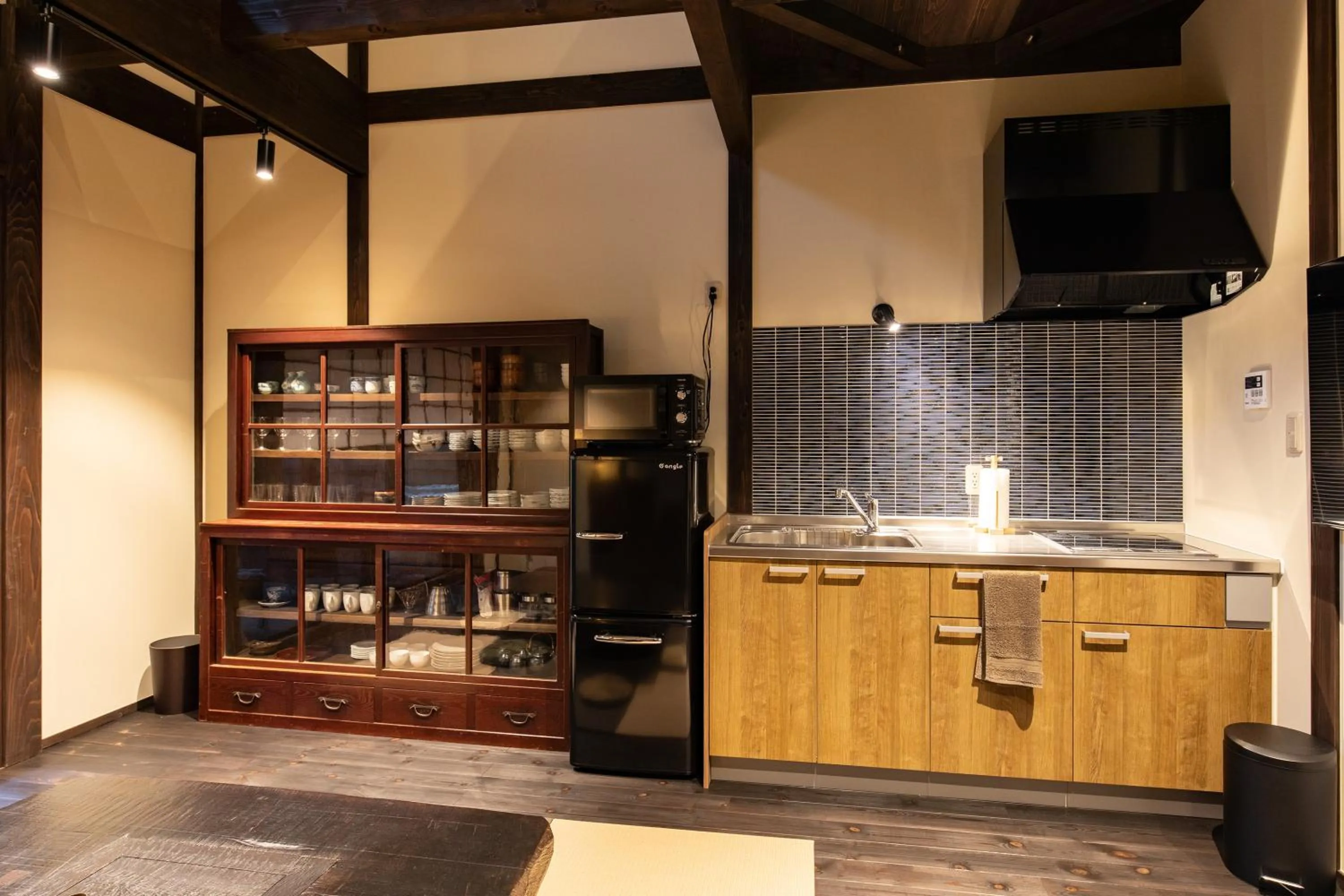 Kitchen or kitchenette in Zaimoku-an