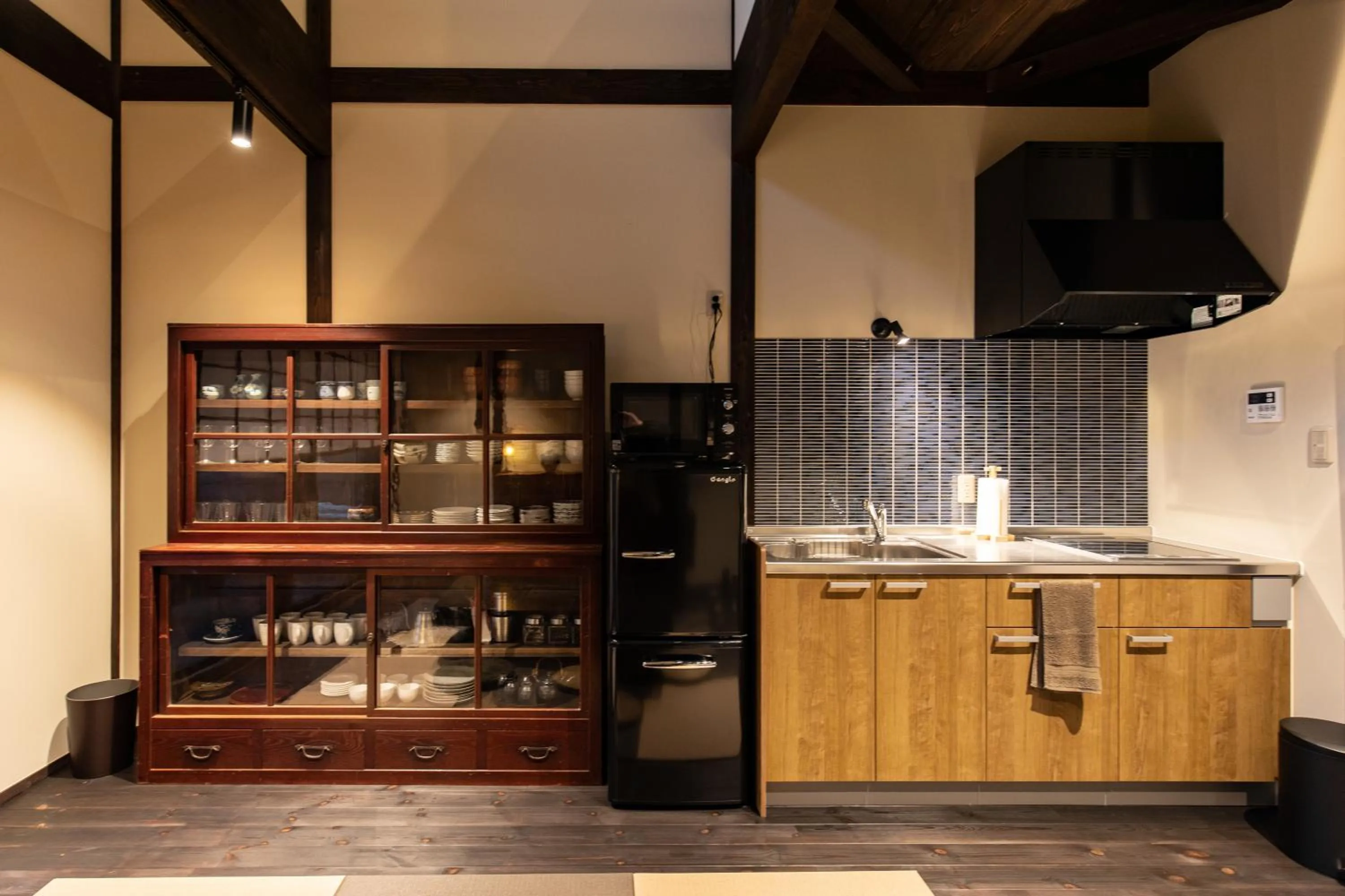 Kitchen or kitchenette in Zaimoku-an