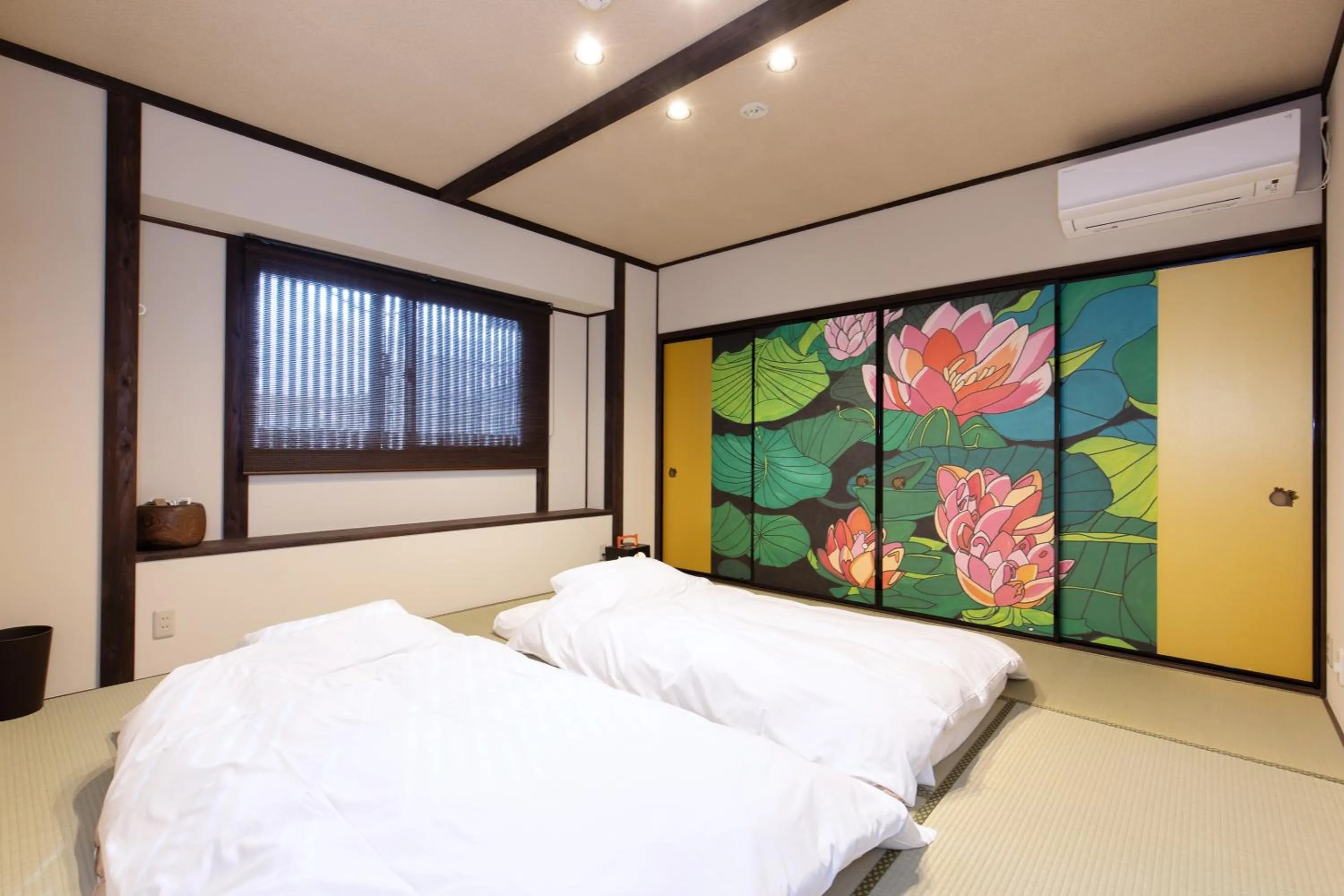 Bedroom, Bed in Zaimoku-an