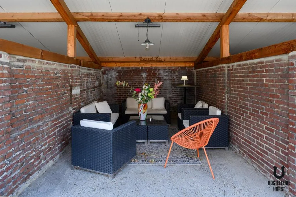 Seating area in Hostellerie Horst