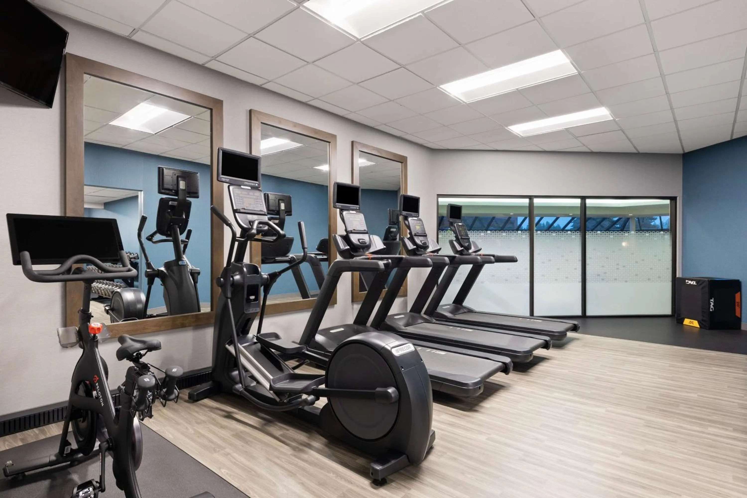Fitness centre/facilities in Hampton Inn Spokane Airport