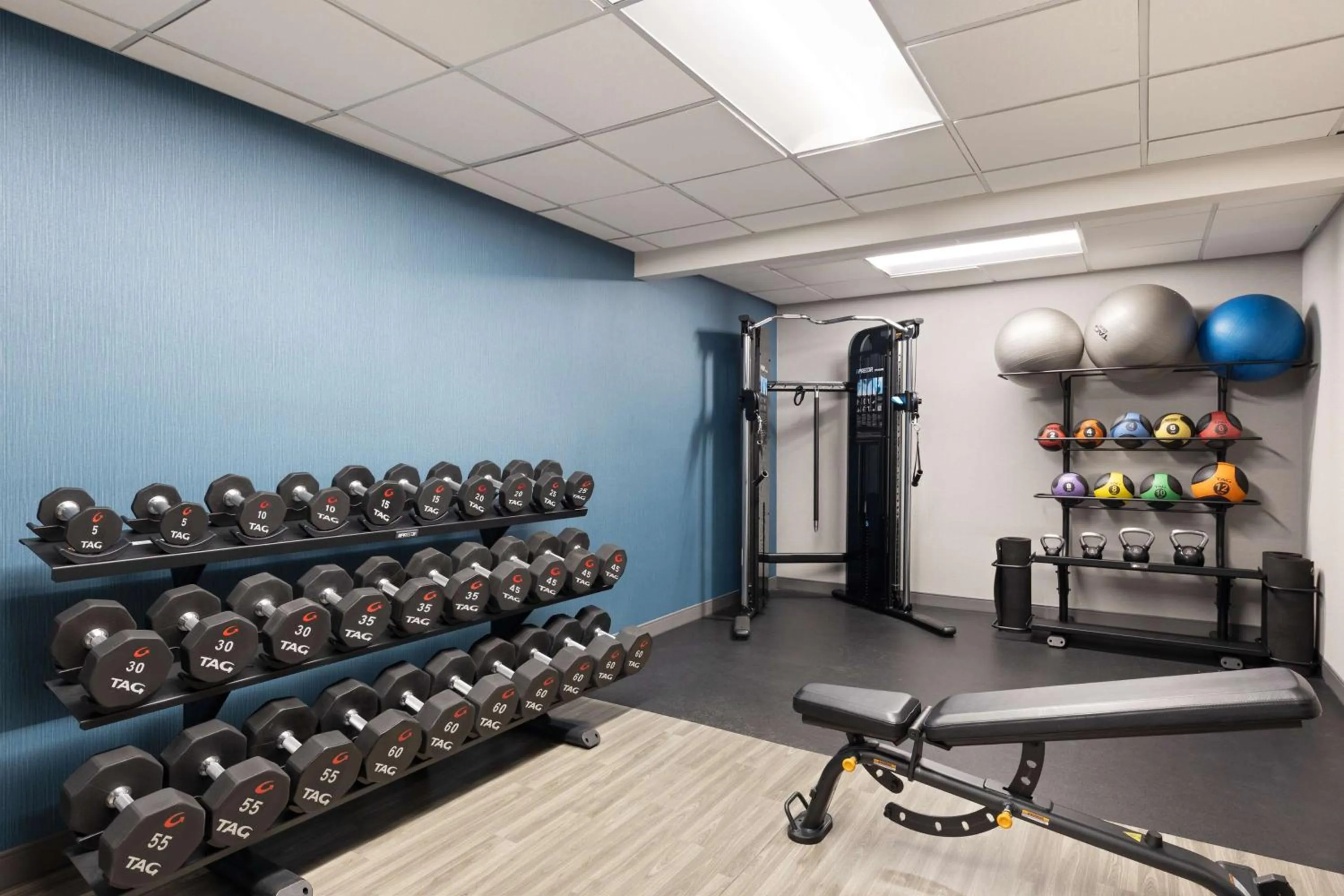 Fitness centre/facilities in Hampton Inn Spokane Airport