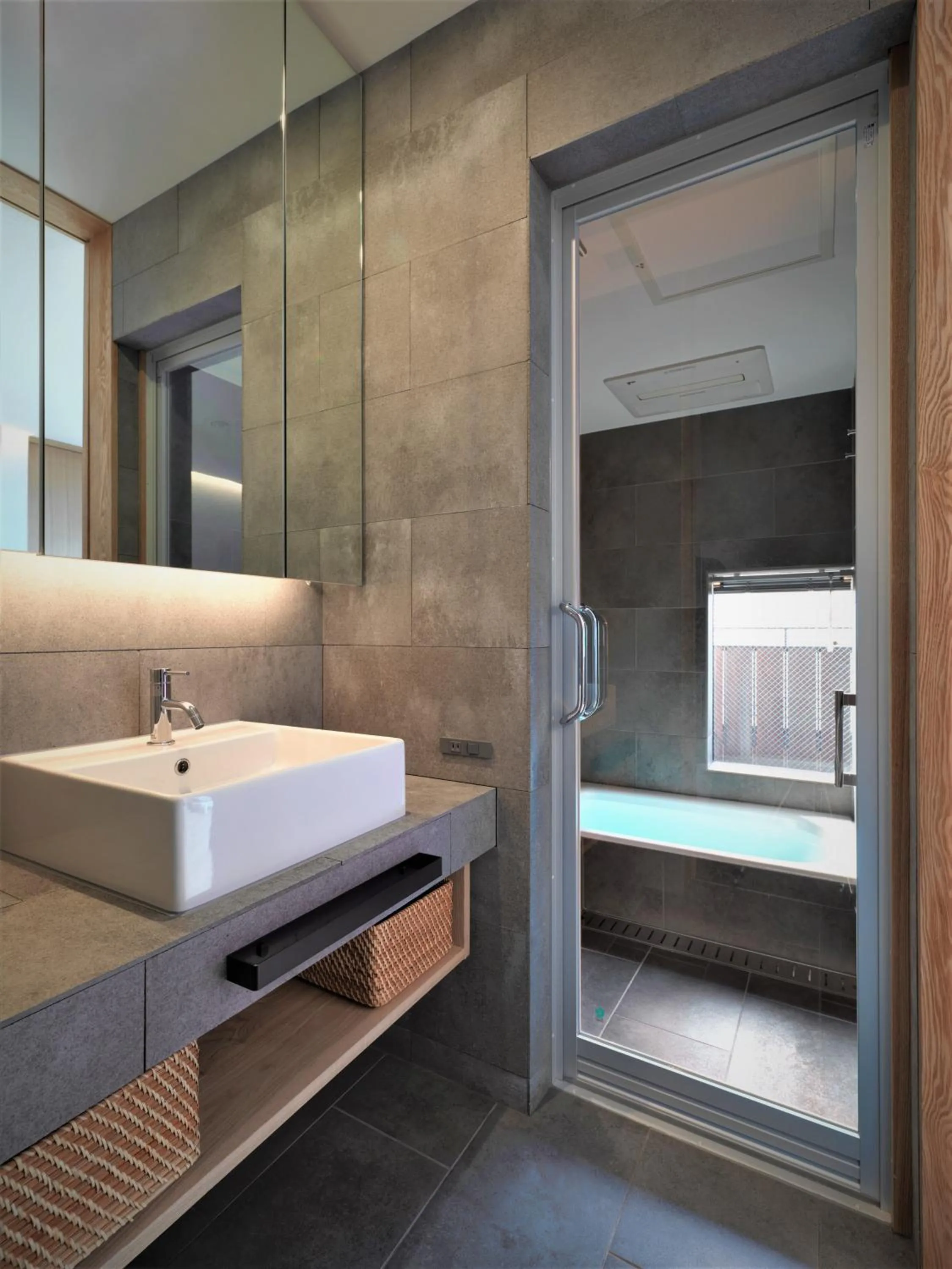 Shower, Bed in Komatsu Residences