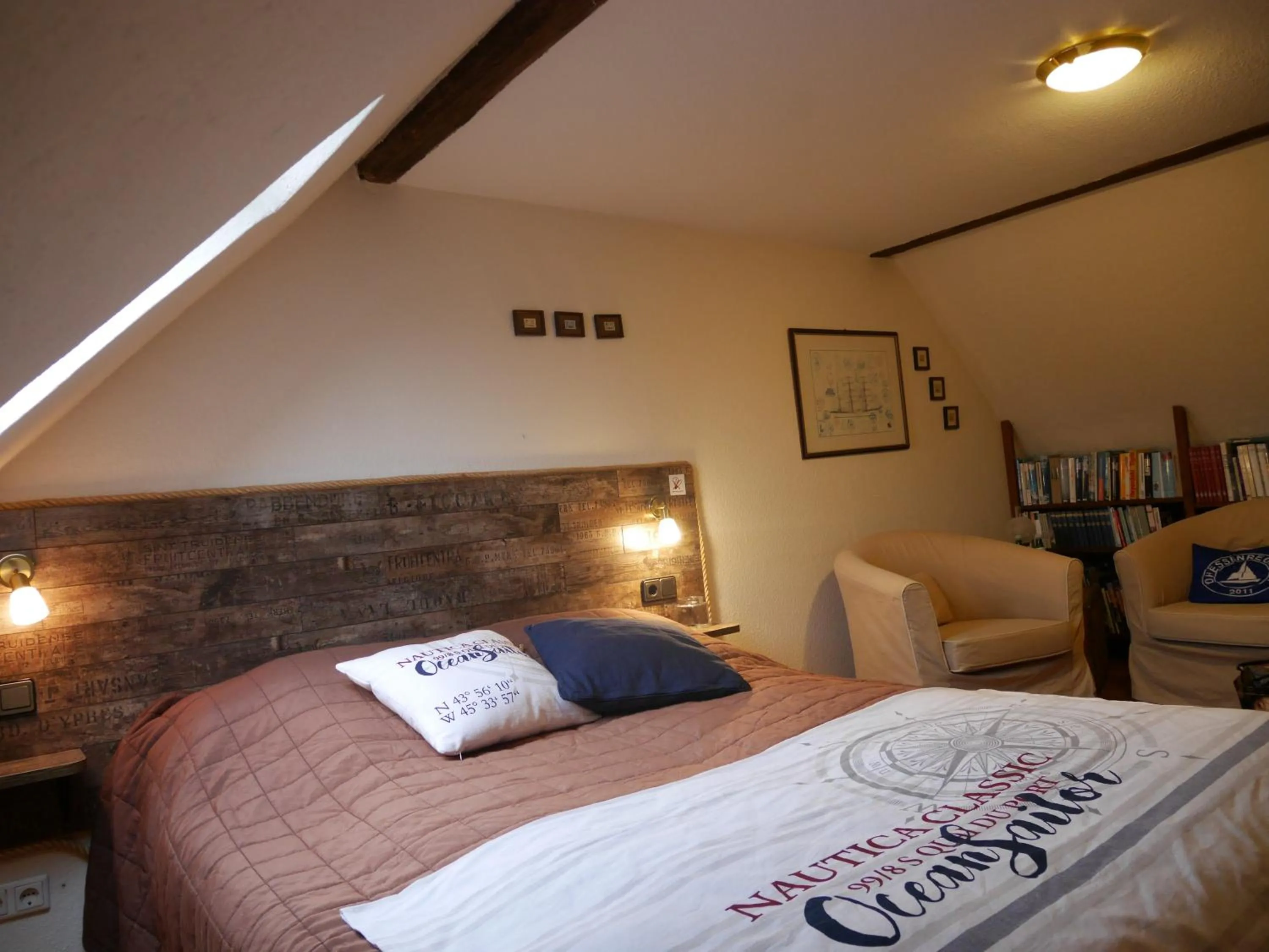 Bed in Hestavin Bed & Breakfast