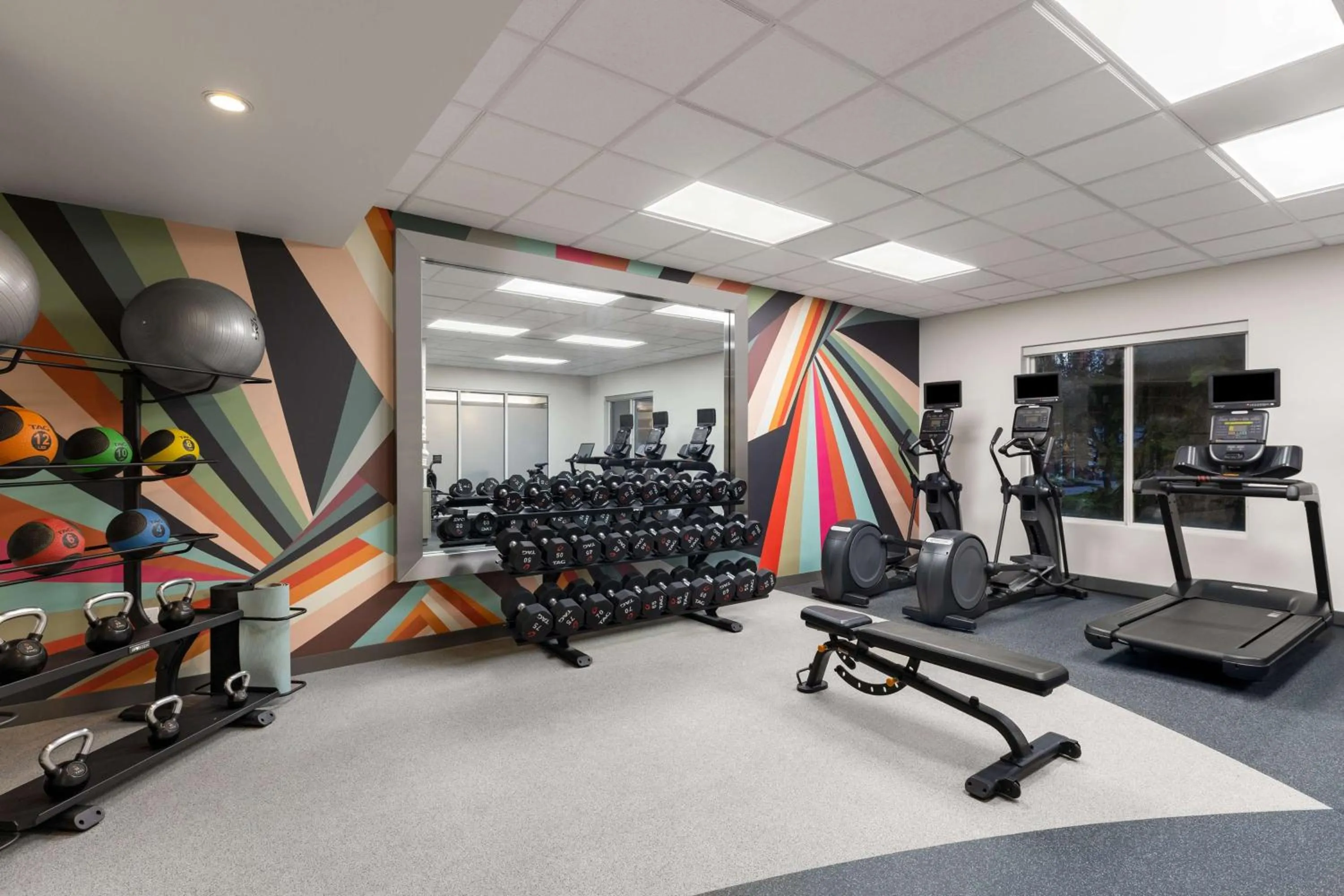 Fitness centre/facilities in Hilton Garden Inn Spokane Airport