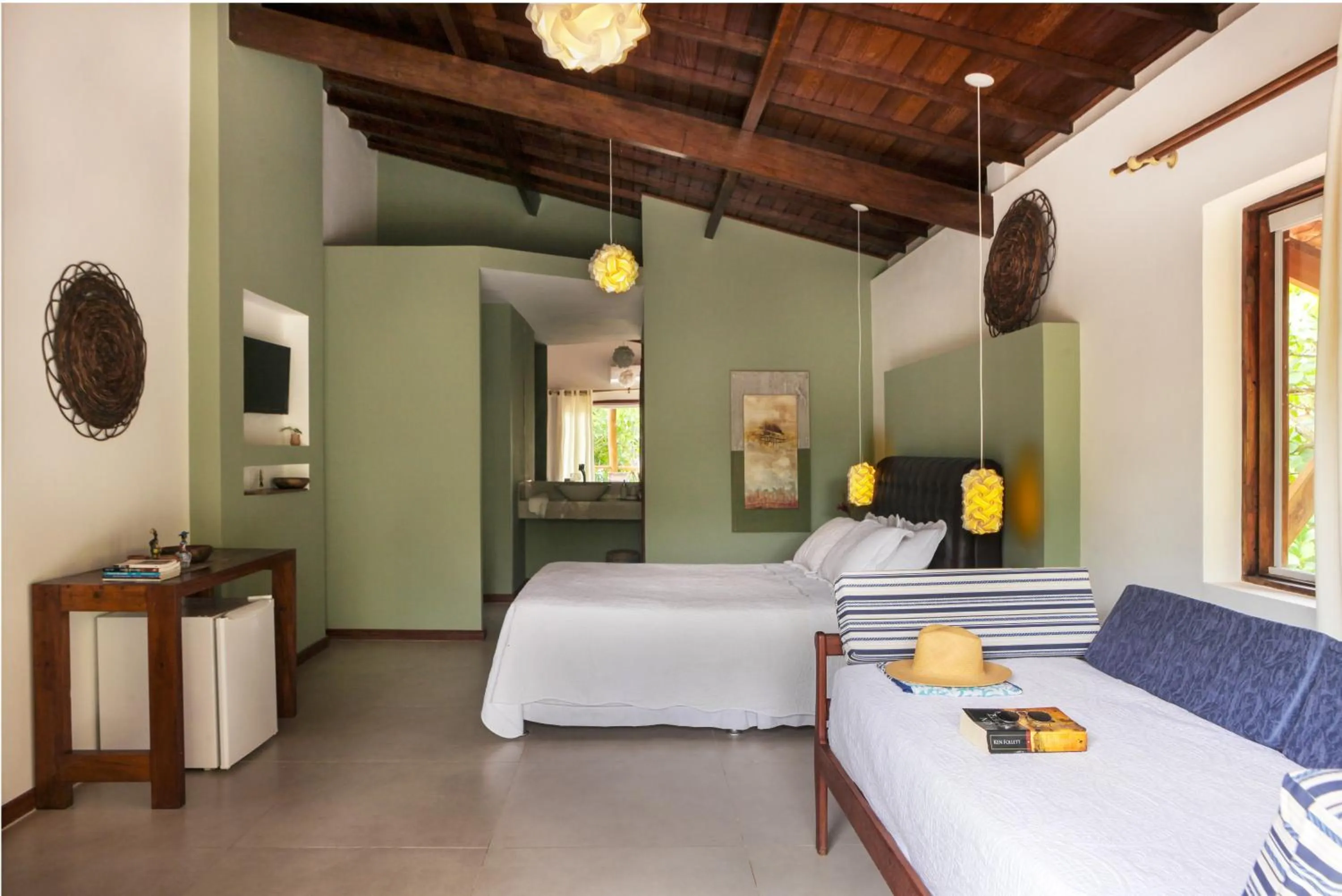 Bed in Pousada Espaço do Sagui - Taipu de Fora