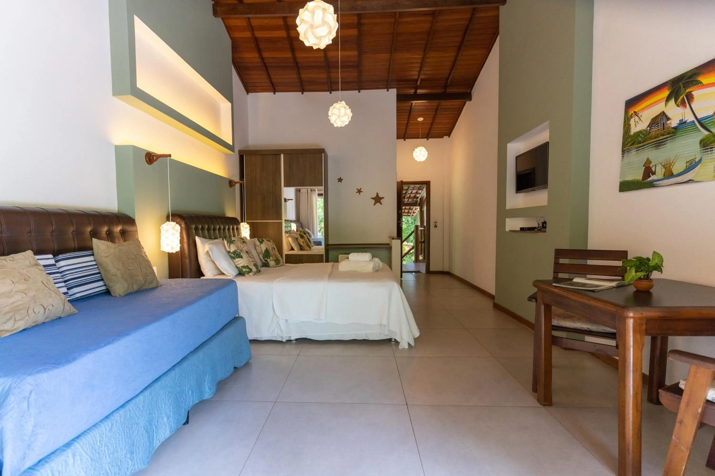 Bed in Pousada Espaço do Sagui - Taipu de Fora