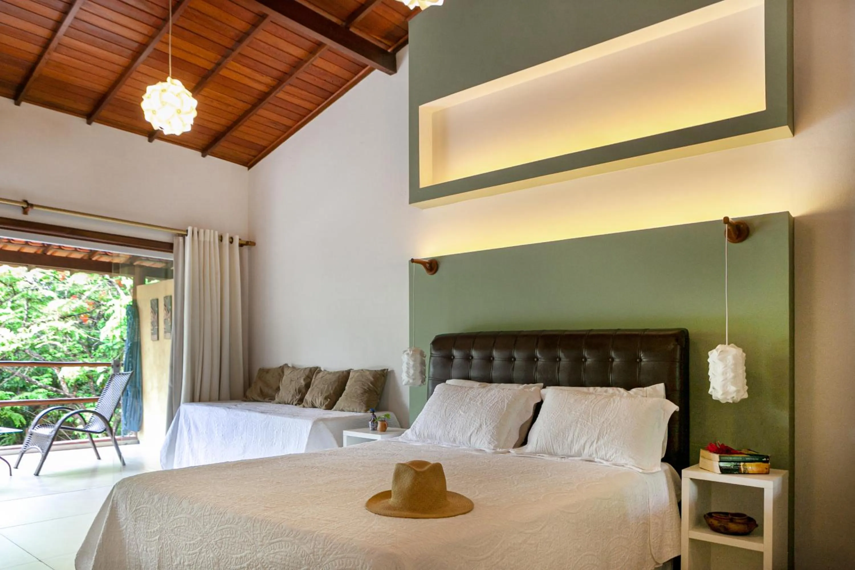 Bed in Pousada Espaço do Sagui - Taipu de Fora