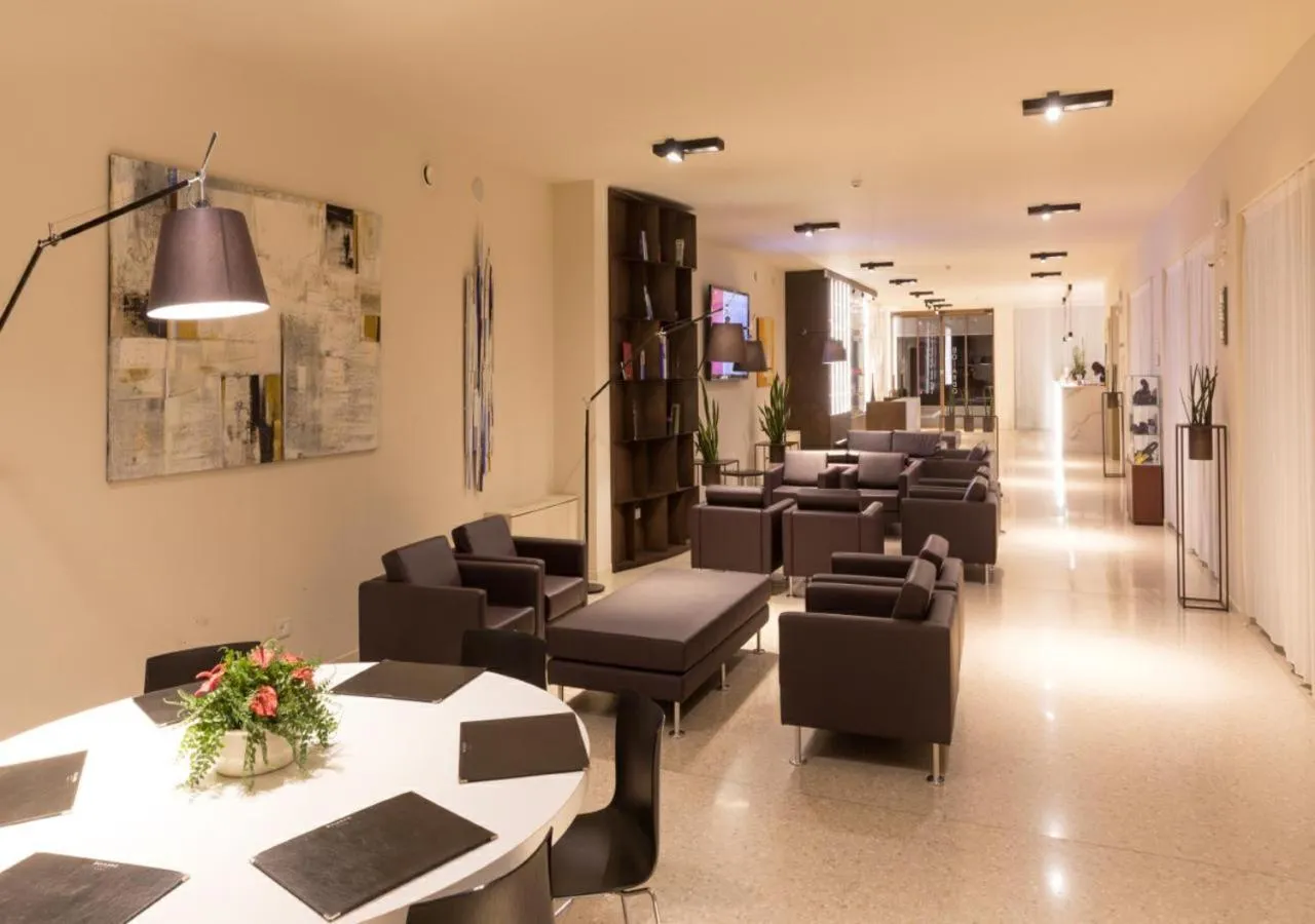 Lobby or reception in Boiardo Hotel