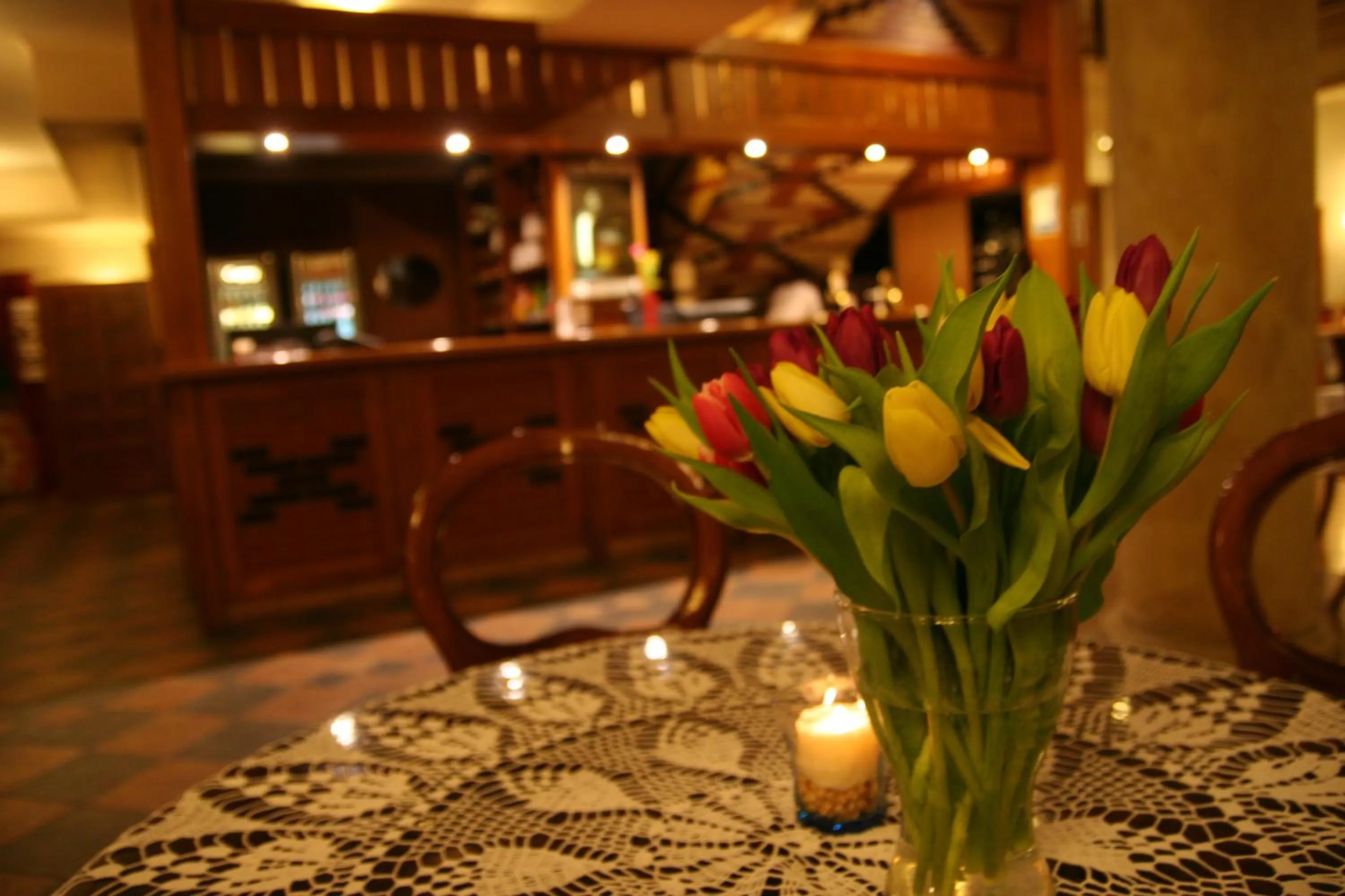 Lobby or reception in Hotel Karolinka