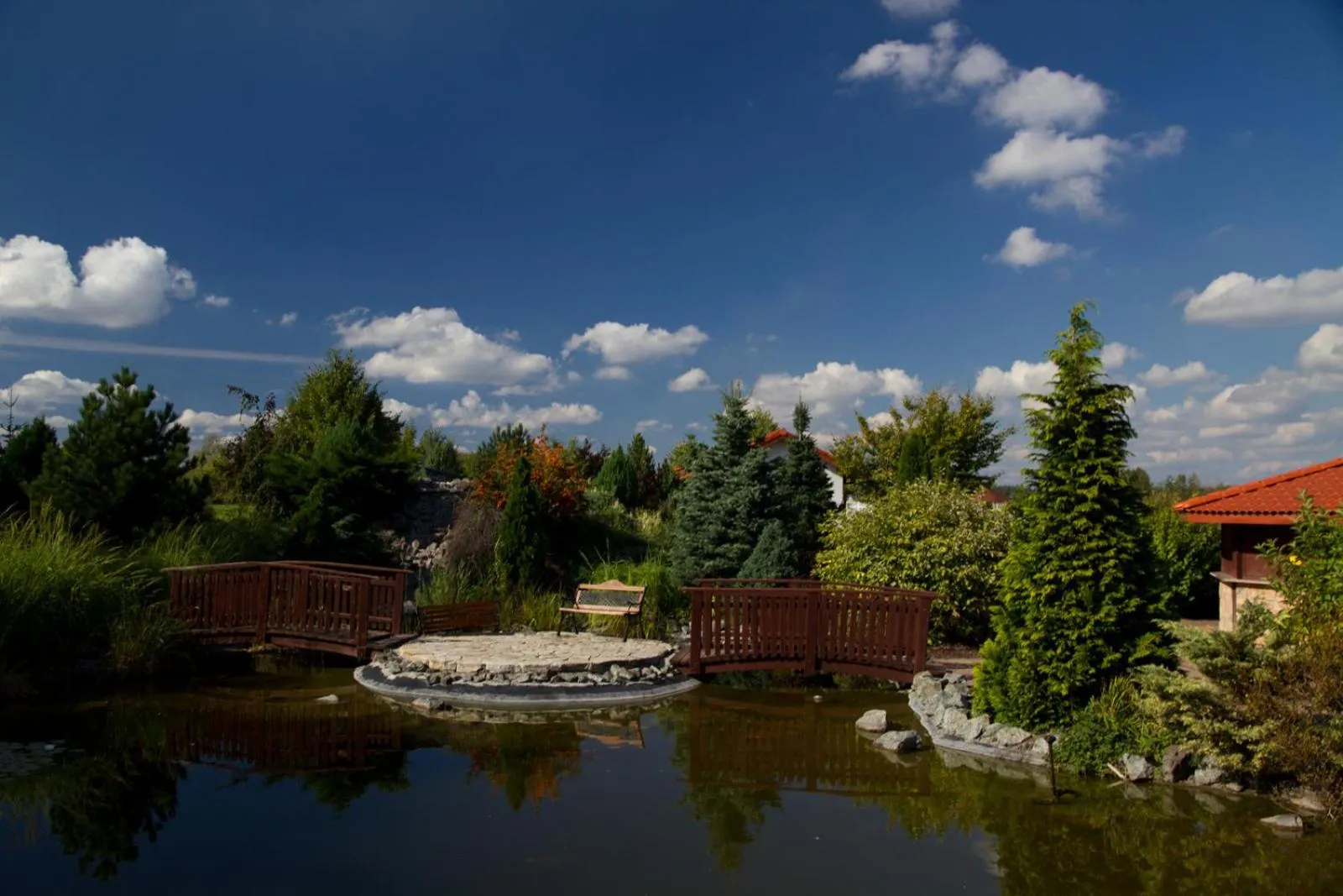 Garden in Hotel Karolinka
