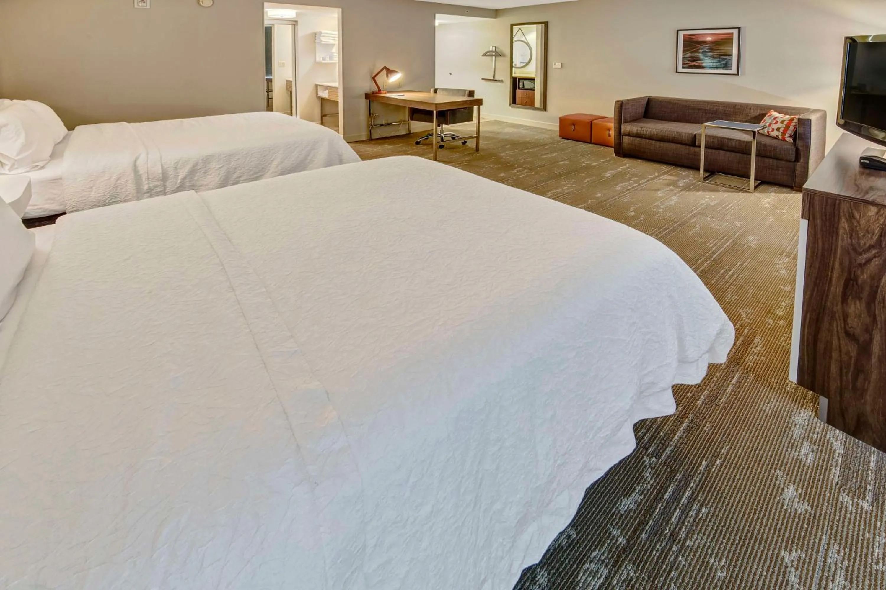 Bedroom, Bed in Hampton Inn & Suites Fort Myers Estero