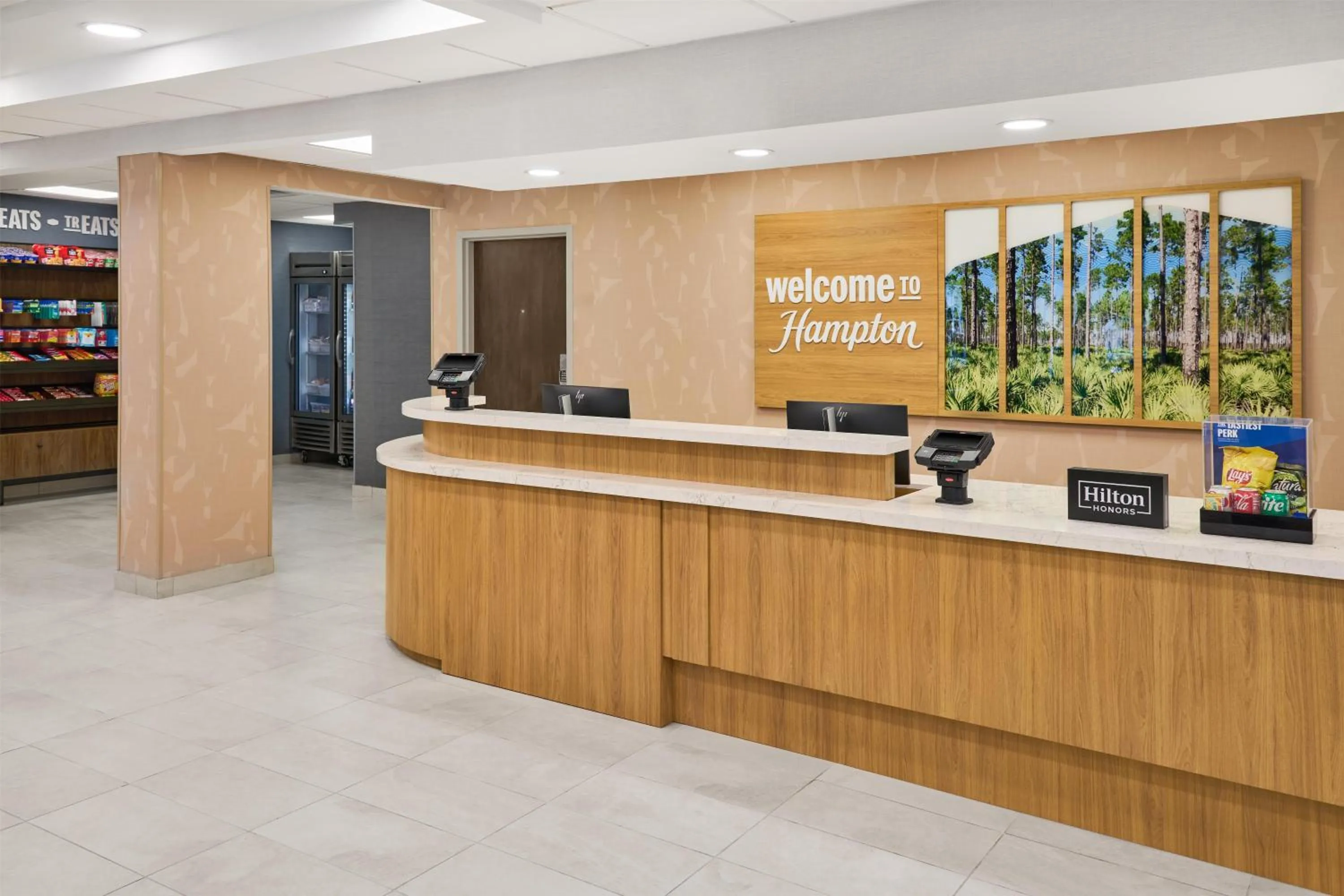 Lobby or reception in Hampton Inn Fort Lauderdale Plantation