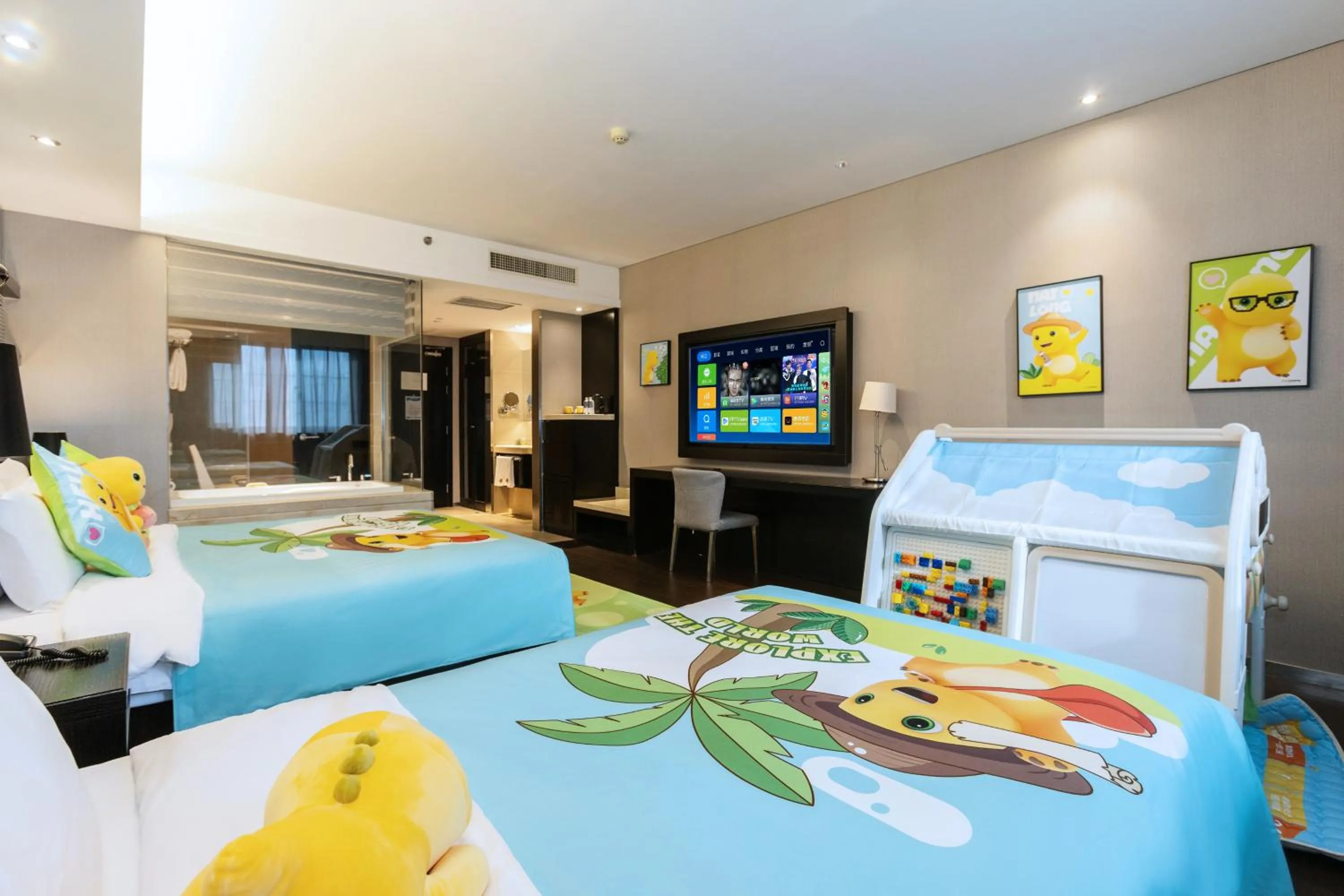 Bed in Crystal Orange Hotel Shanghai Kangqiao Branch