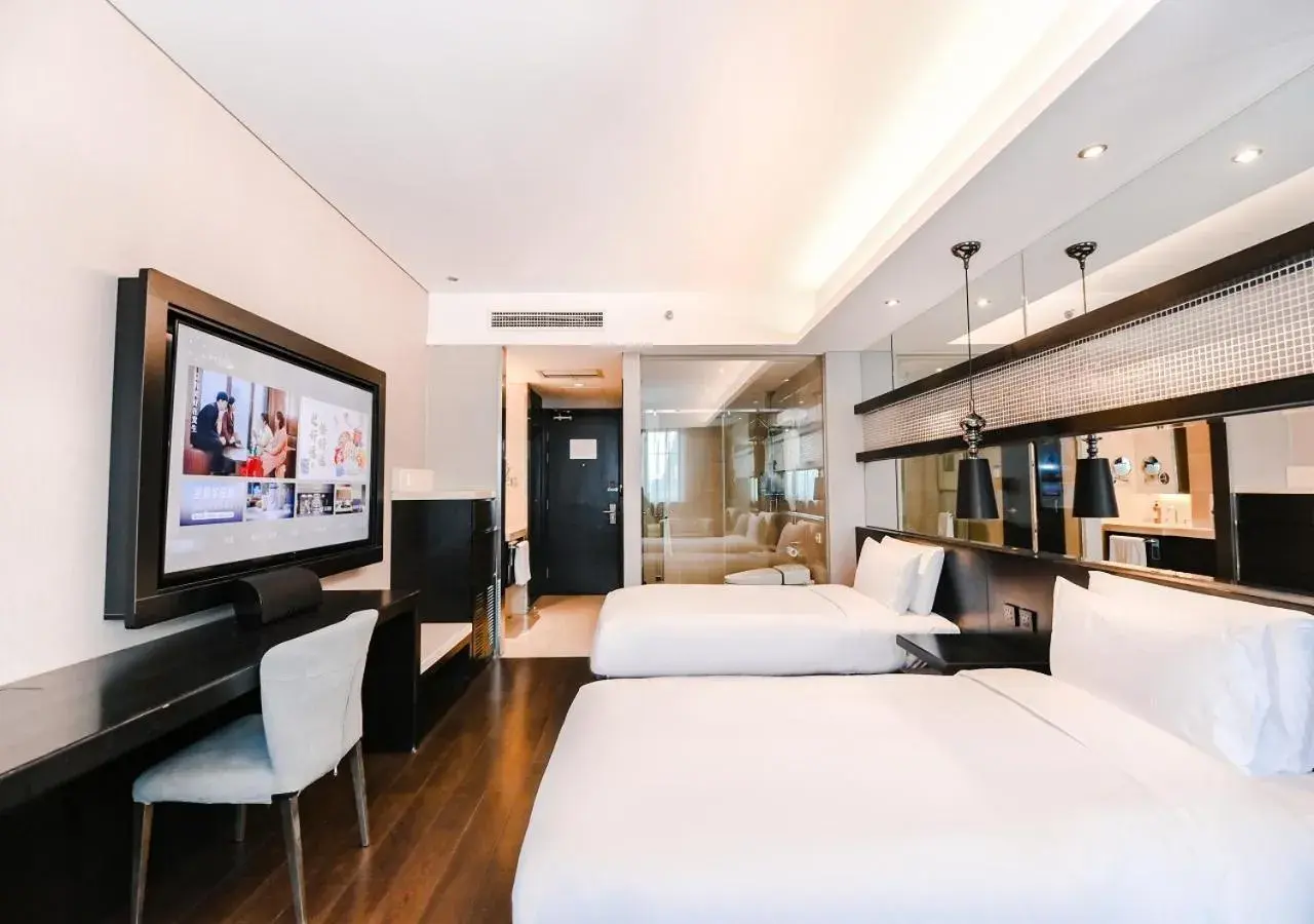 Superior Twin Room in Crystal Orange Hotel Shanghai Kangqiao Branch Superior Twin Room in Crystal Orange Hotel Shanghai Kangqiao Branch