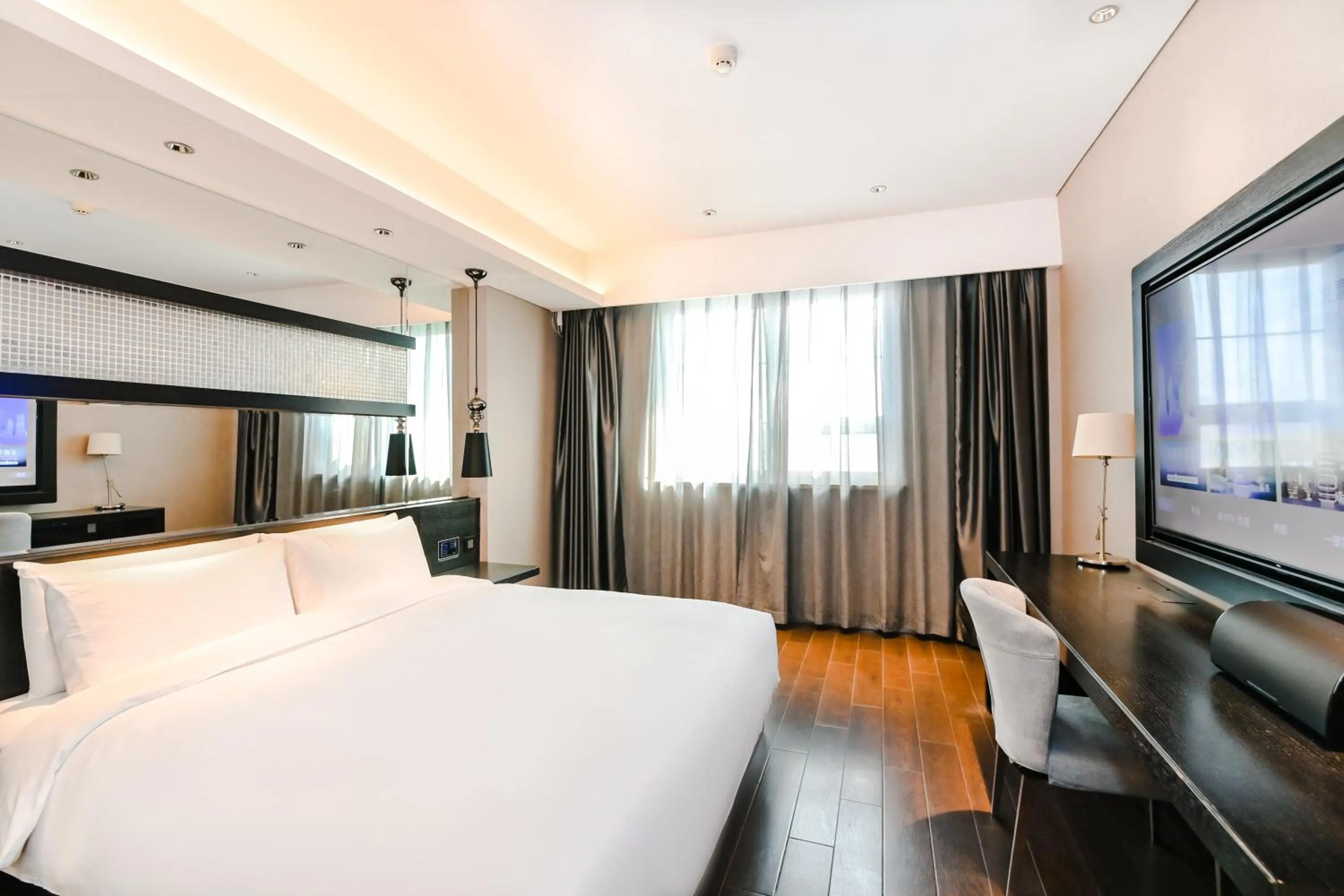 Bed in Crystal Orange Hotel Shanghai Kangqiao Branch