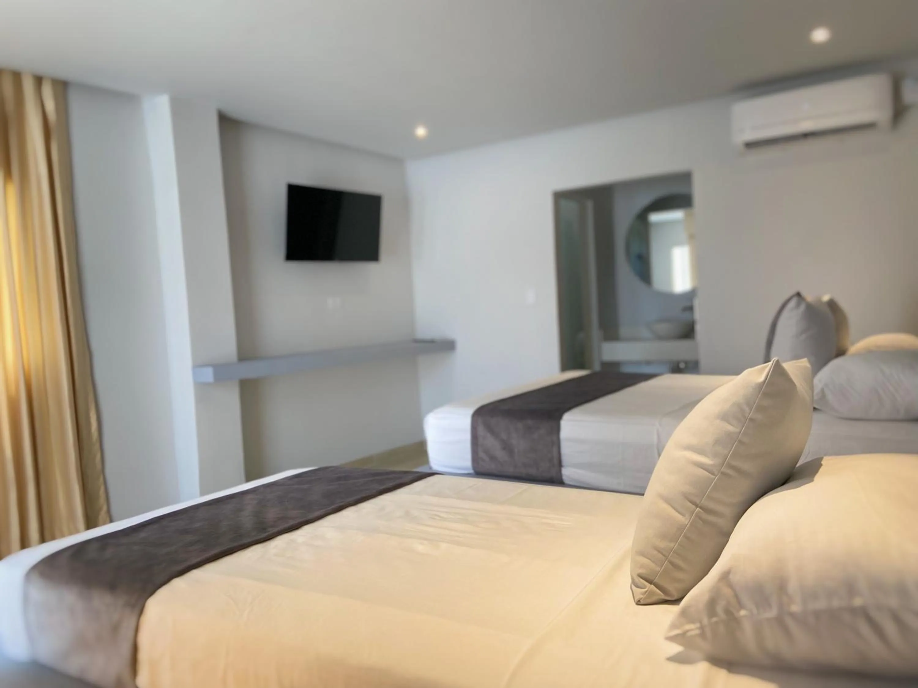 Photo of the whole room, Bed in Techos Azules