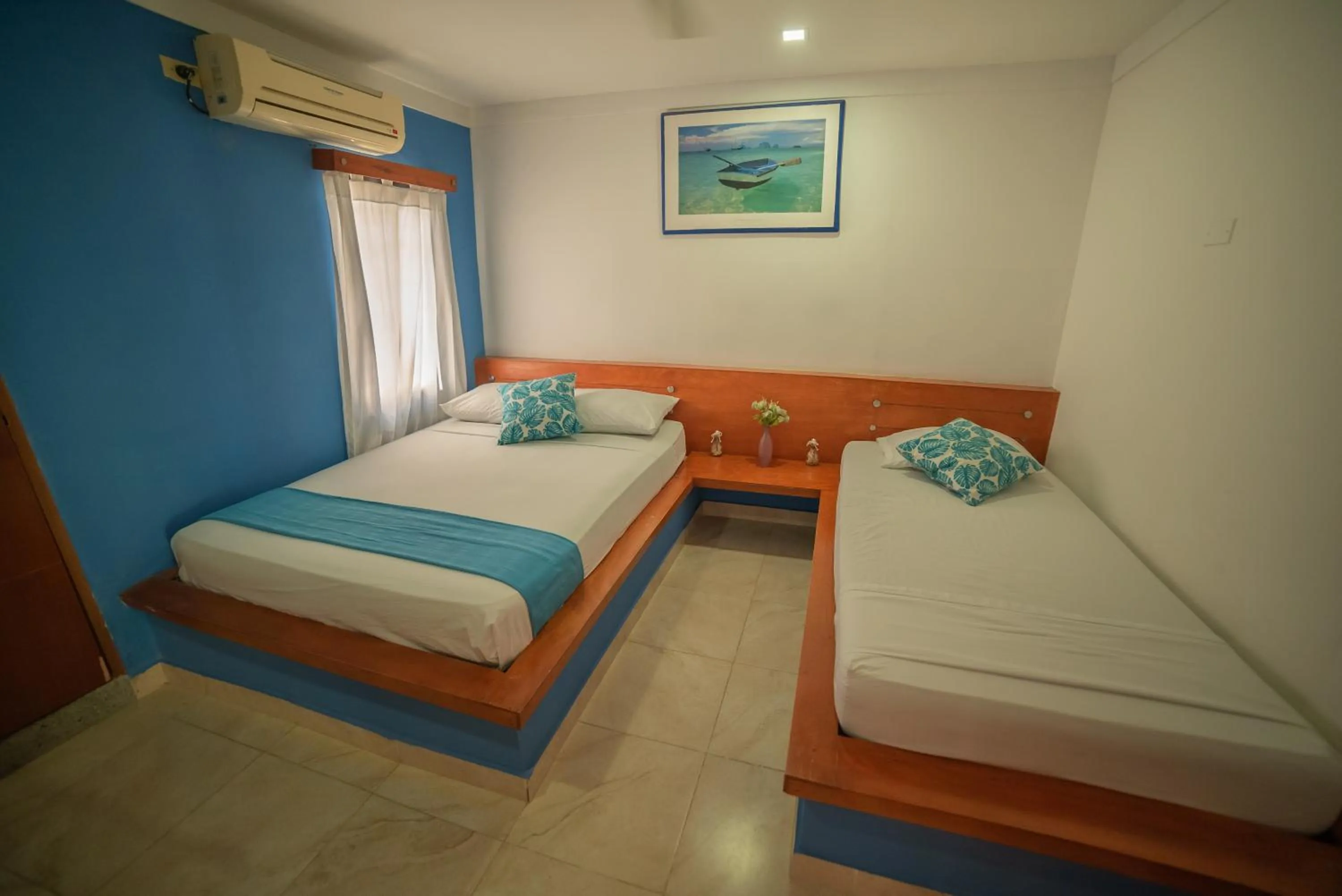Photo of the whole room, Bed in Techos Azules