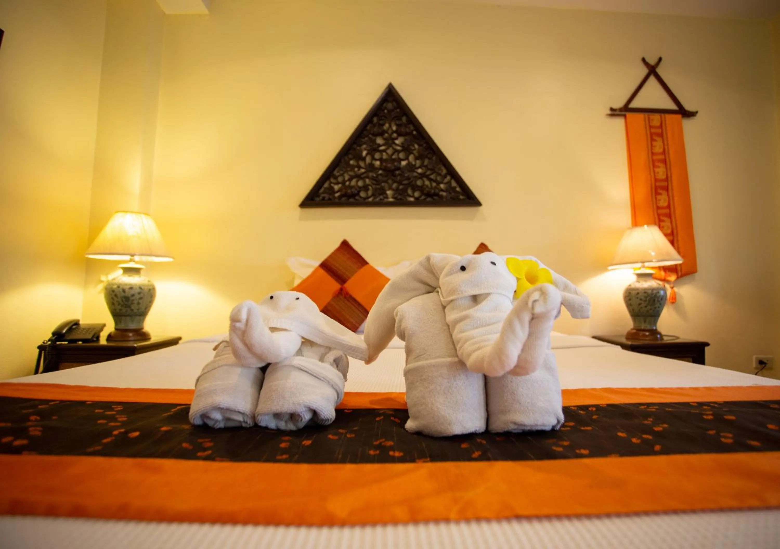 Bed in Chang Charlie Inn, Boutique