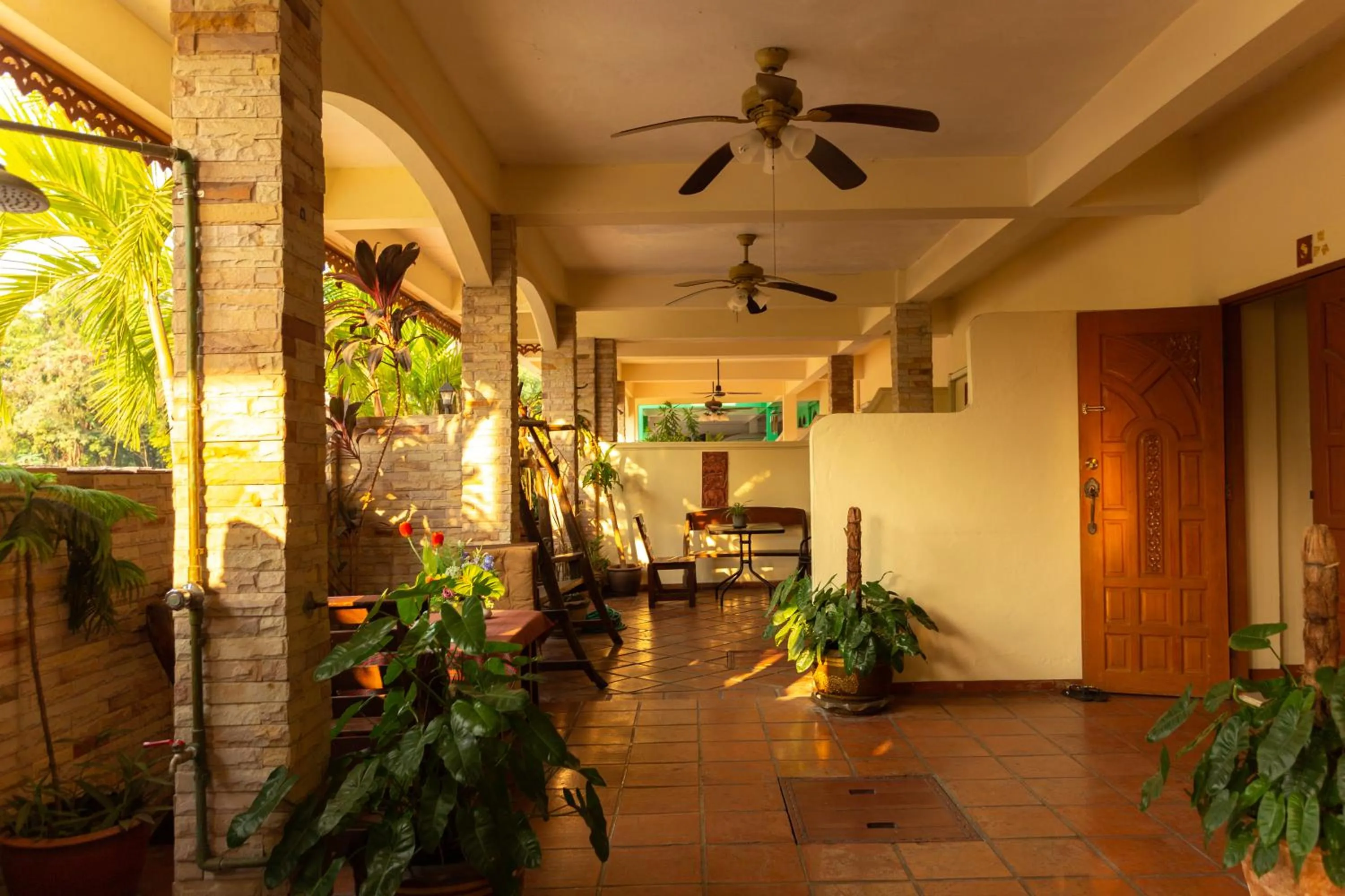 Patio in Chang Charlie Inn, Boutique