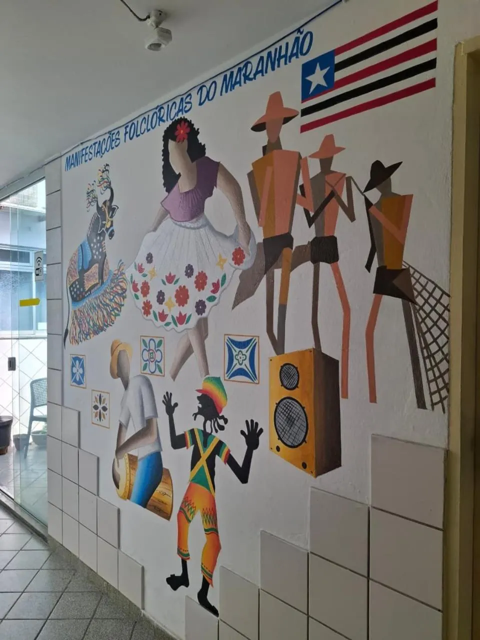 Decorative detail in Hotel Pilão