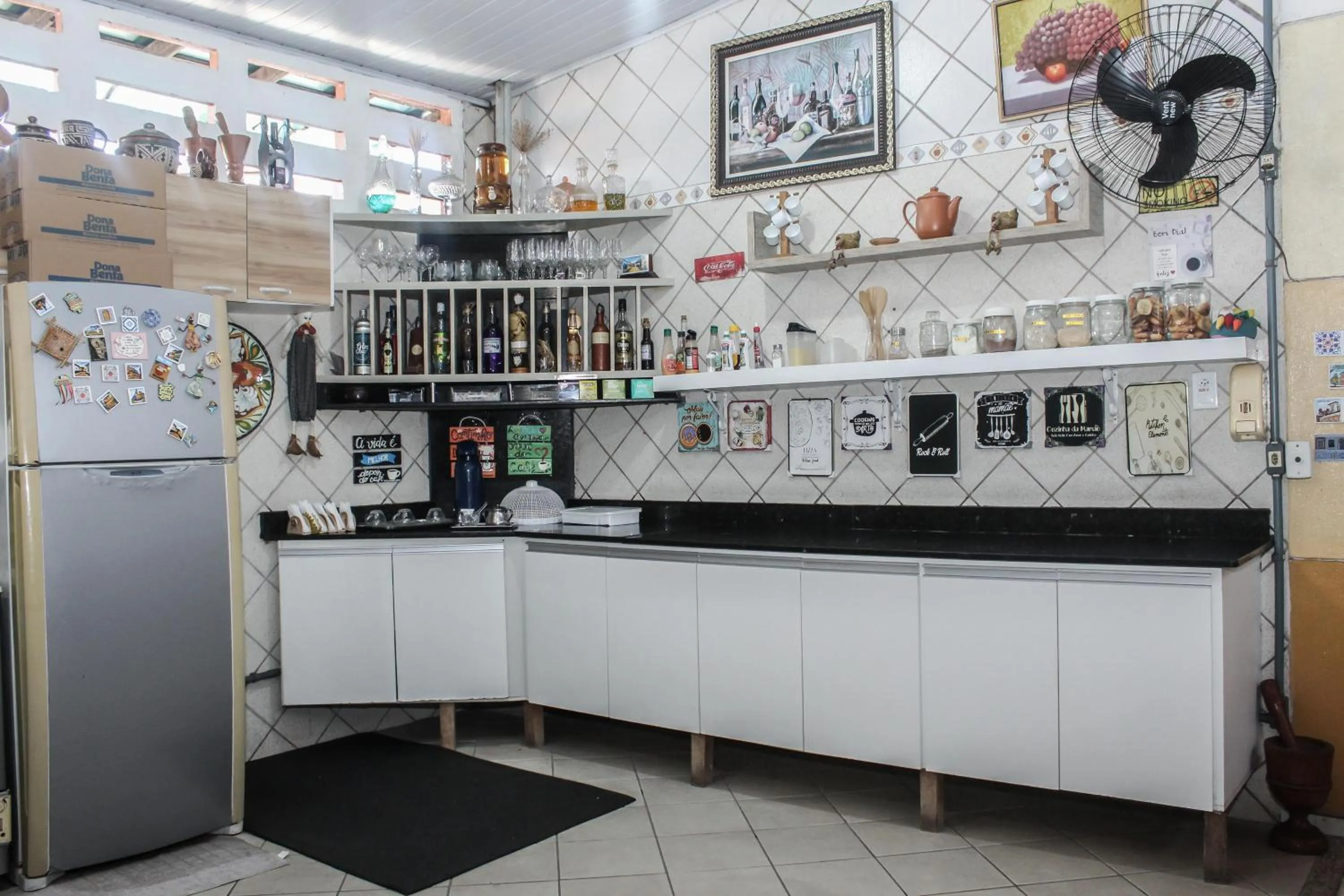 kitchen in Hotel Pilão