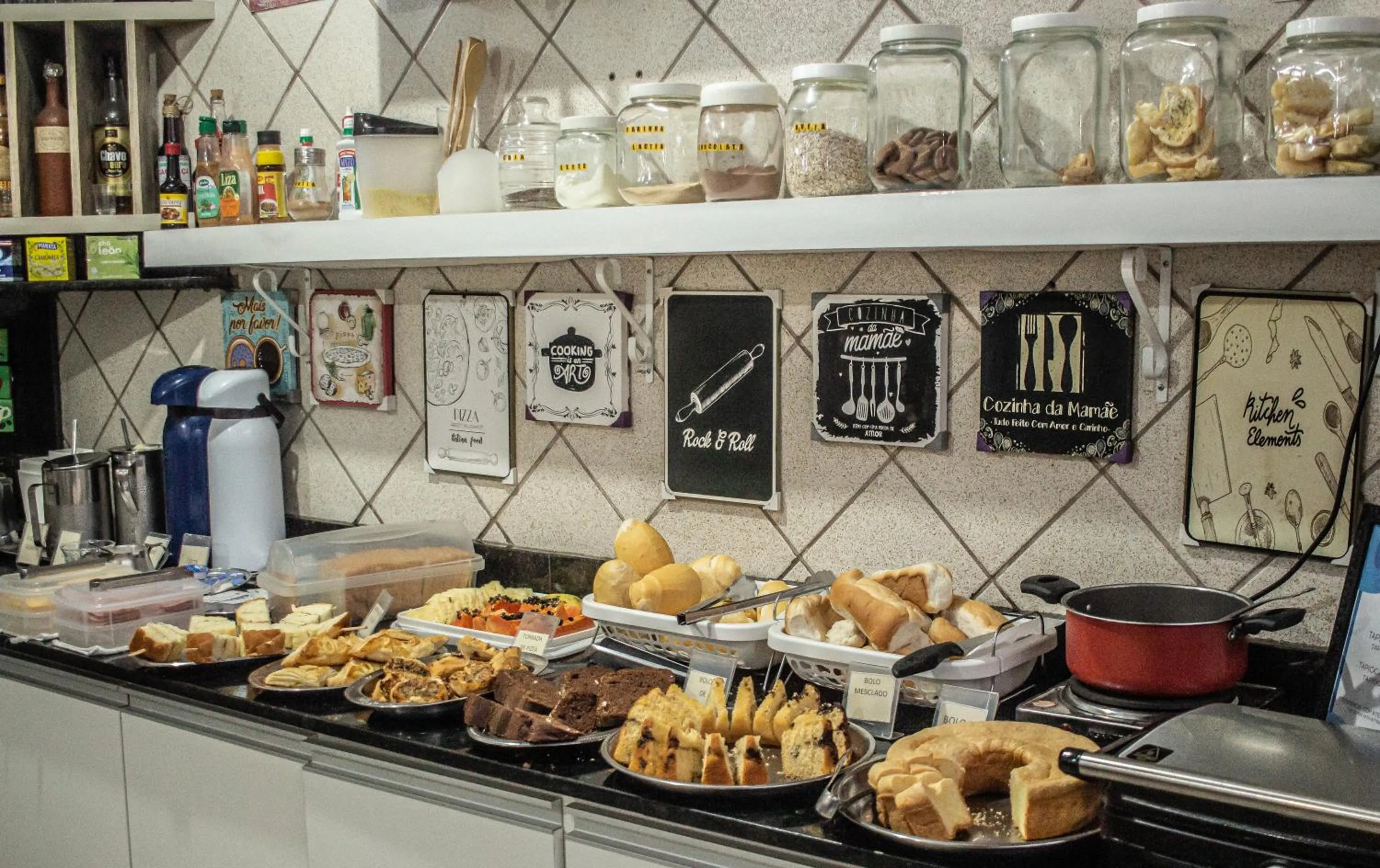 Food and drinks in Hotel Pilão