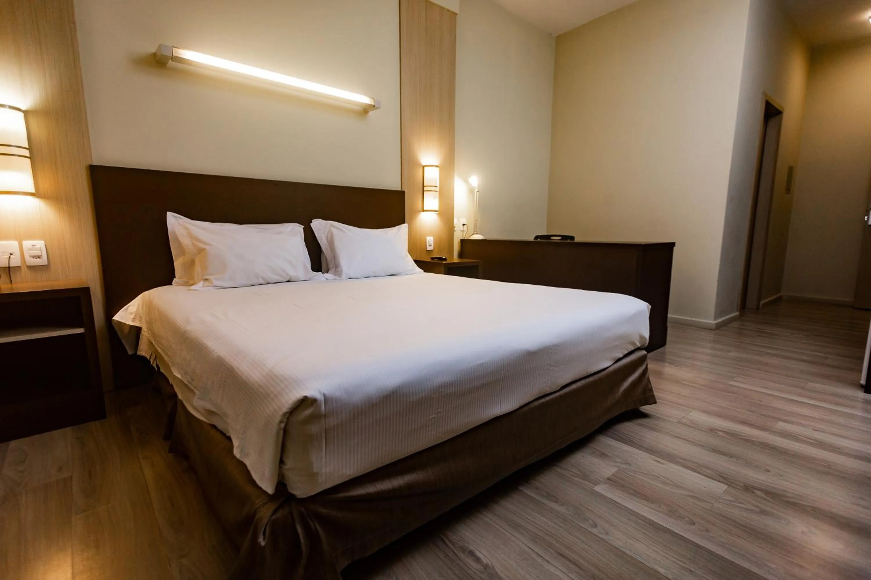 Bed in Master Cosmopolitan Moinhos de Vento