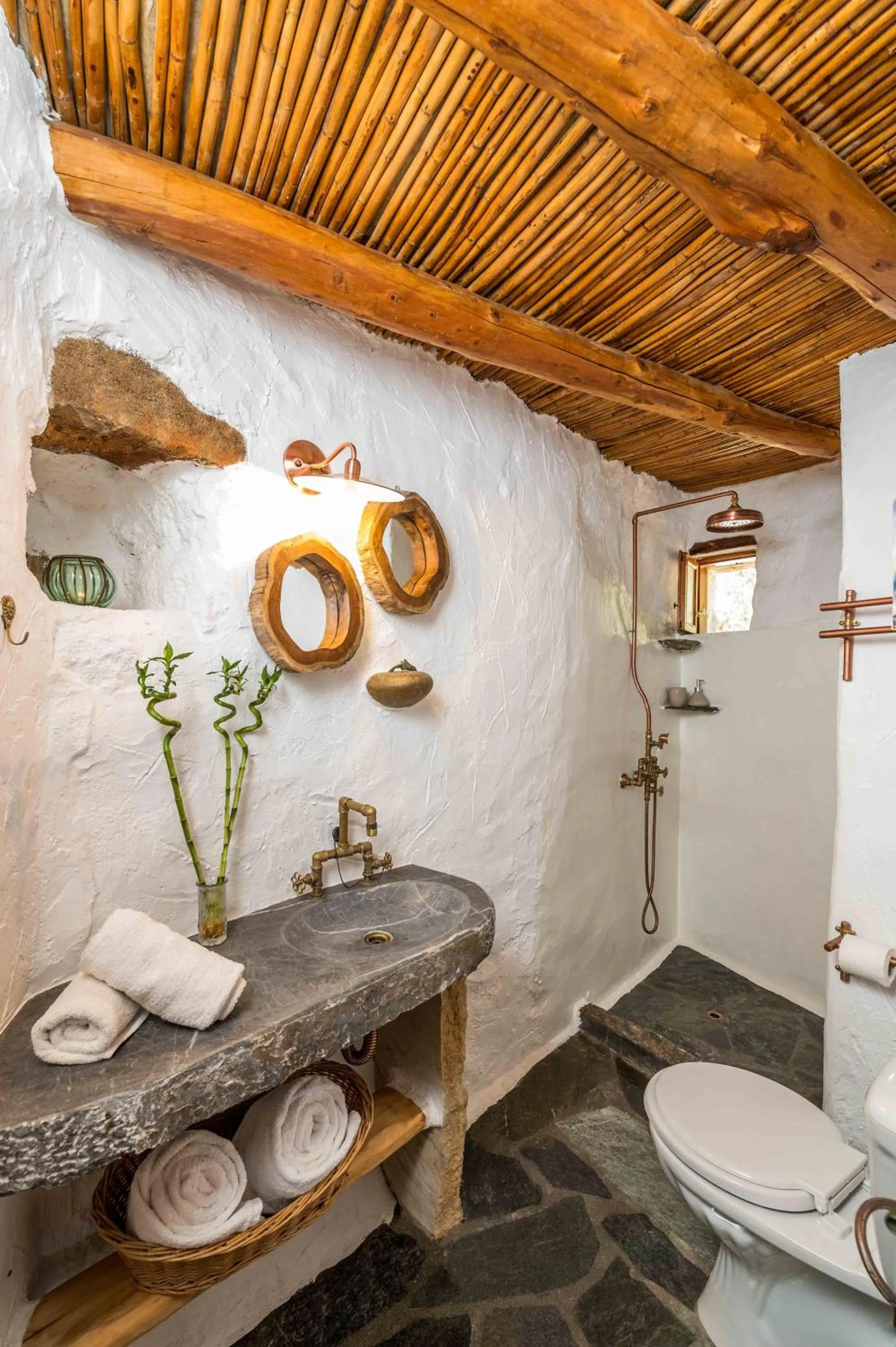 Shower in Natura cottages