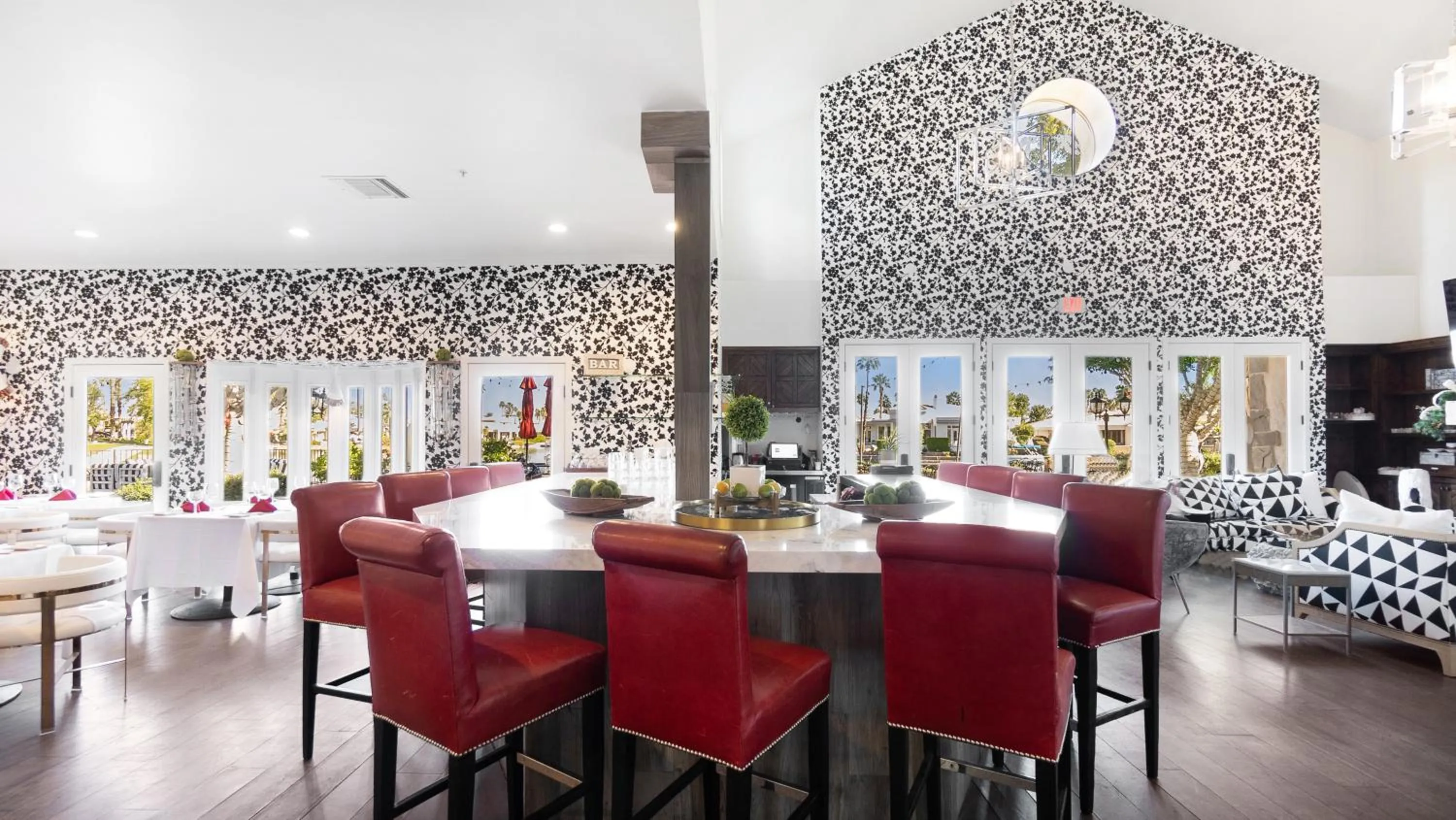 Restaurant/places to eat in The Chateau at Lake La Quinta