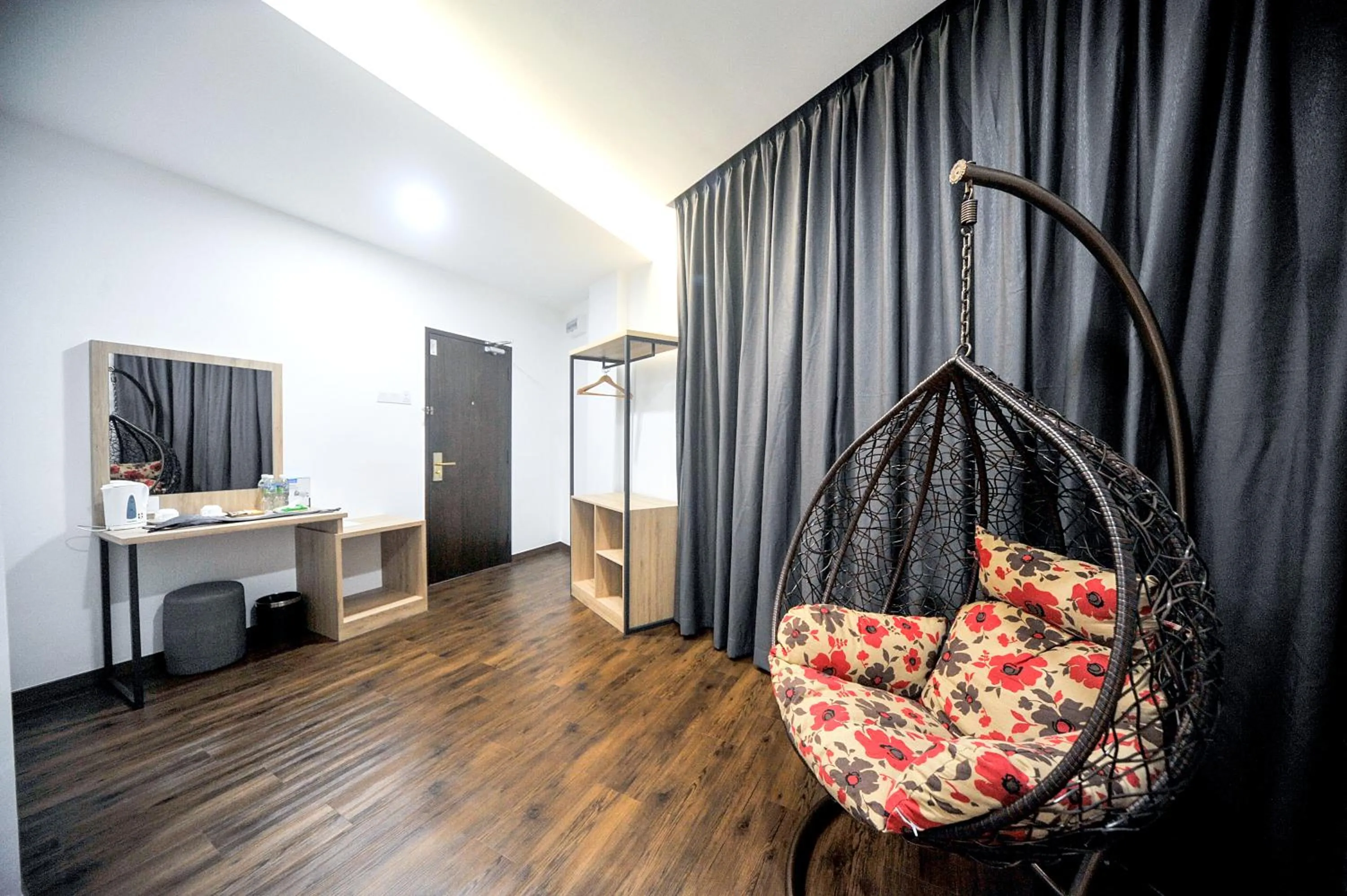 Seating area in MYe Hotel