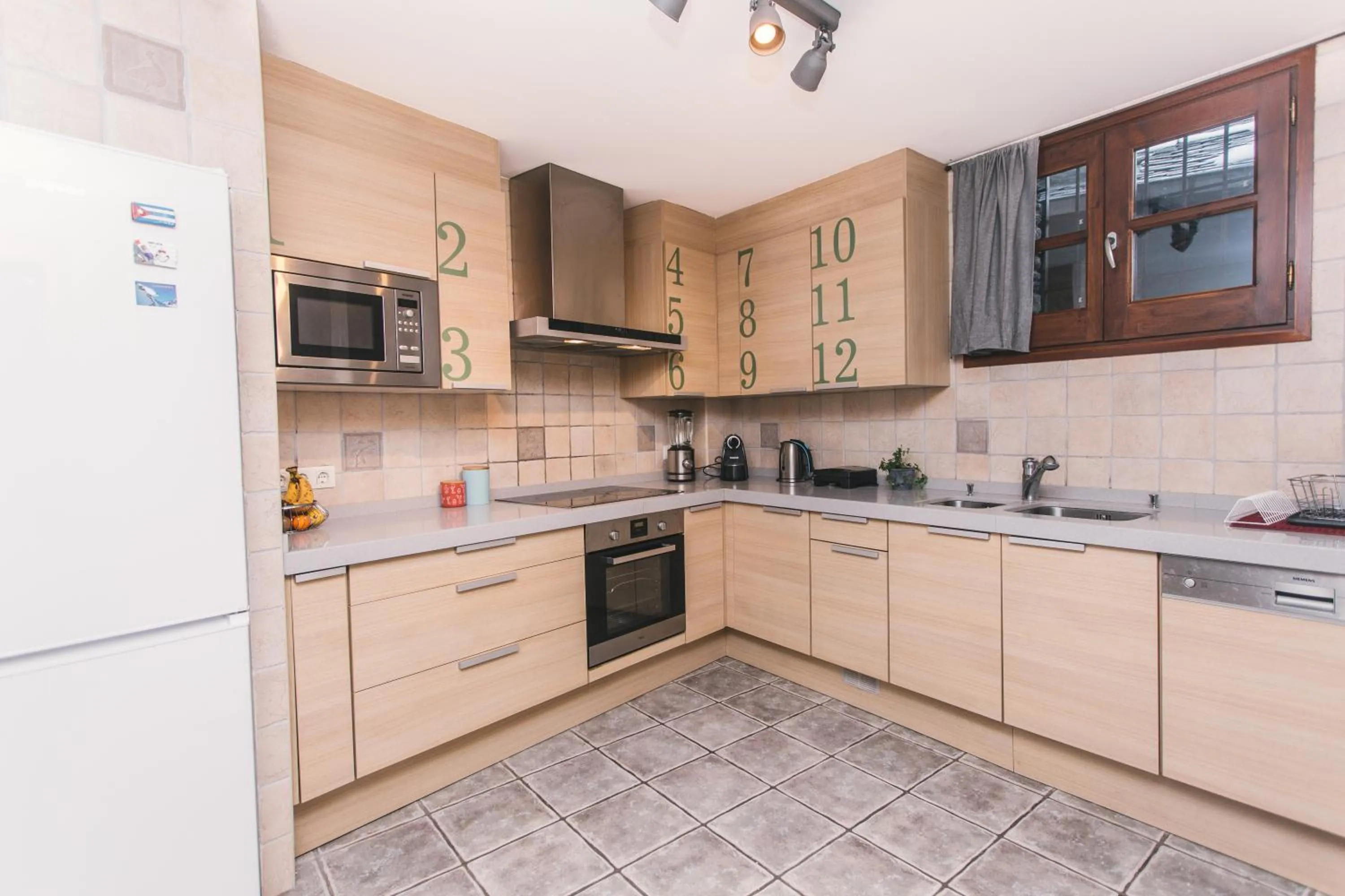 Communal kitchen in Secret Spot Hostel